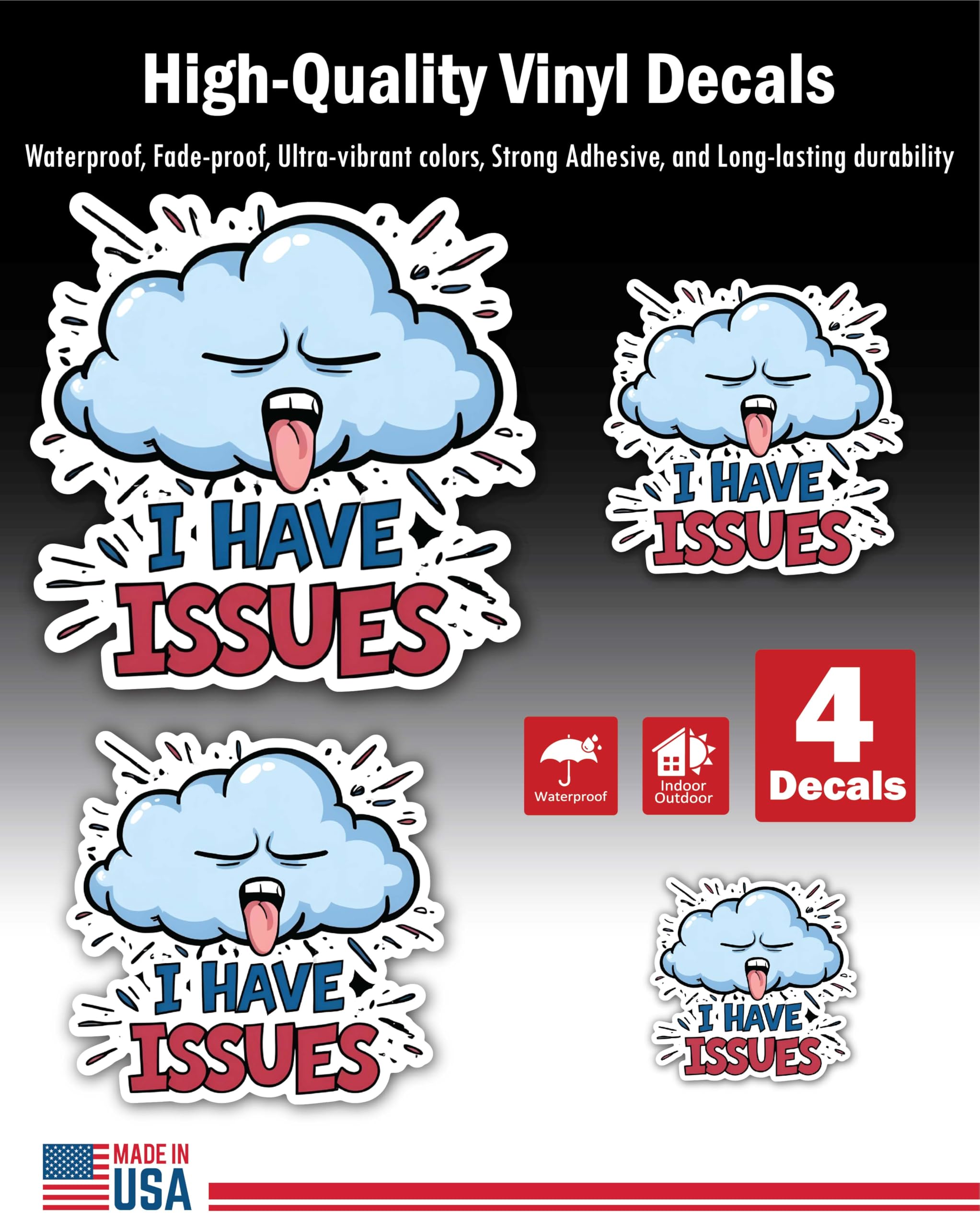 Inspirational Quote Be Positive Motivational Sticker Vinyl Decal Motivation Stickers- Choose in 3”, 