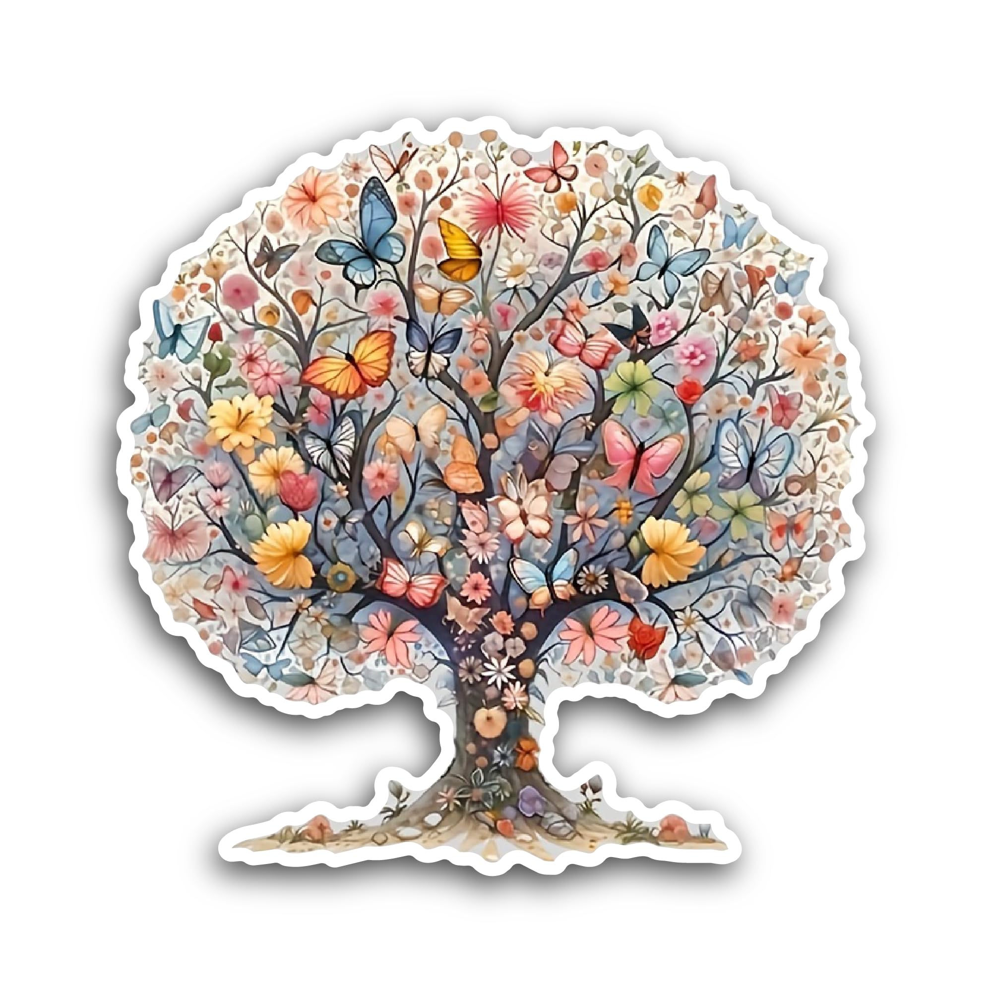 2 (Pieces) 3" and 5" Christmas M0RNING Sticker, Waterproof Vinyl Decals for Many Purpose Like Cars, 