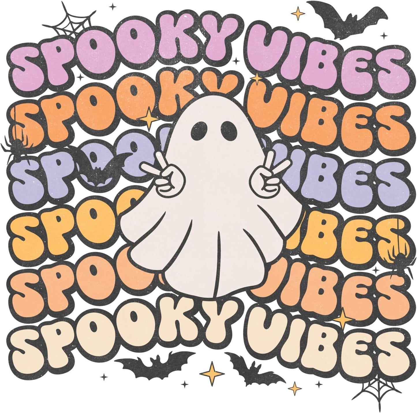 Inspirational Quote Spooky Vibes Spooky Vibes Spooky Vibes Spooky Vibes Spooky Vibes Spooky Vibes Motivational Sticker Vinyl Decal Motivation Stickers- 5" Vinyl Sticker Waterproof