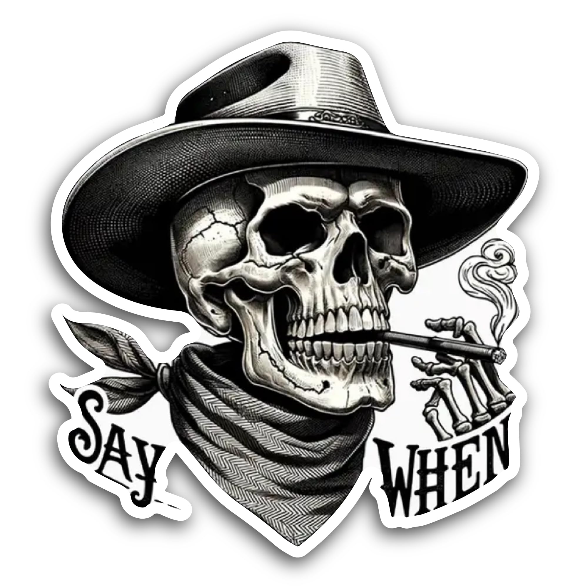 2 (Pieces) 3" and 5" Sax Soul Sticker, Waterproof Vinyl Decals for Many Purpose Like Cars, Trucks, L