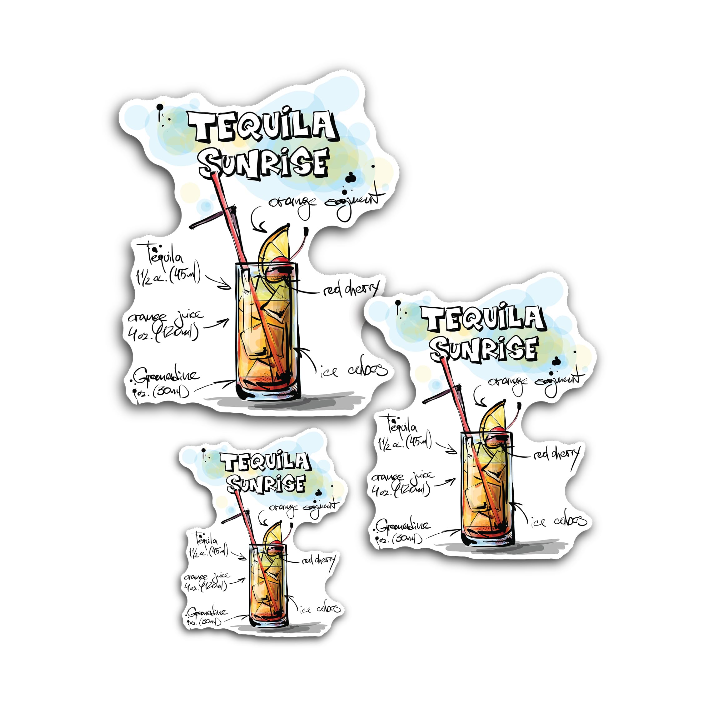 2 (Pieces) 3" and 5" Fresh to Death Sticker, Waterproof Vinyl Decals for Many Purpose Like Cars, Tru