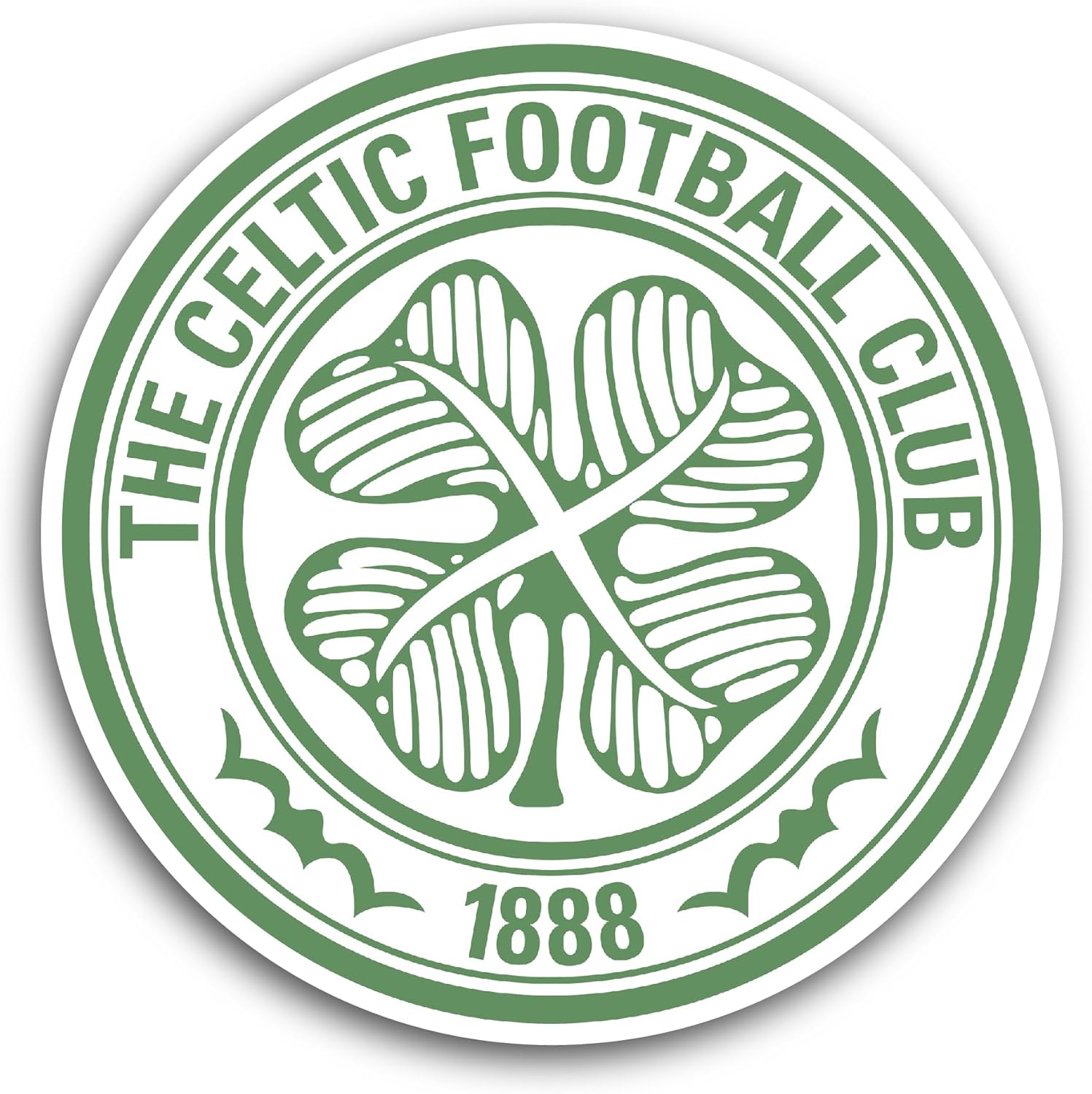 2 (Pieces) 3" and 5" Celtic Sticker, Waterproof Vinyl Decals for Many Purpose Like Cars, Trucks, Laptops, Phones, Windows and More