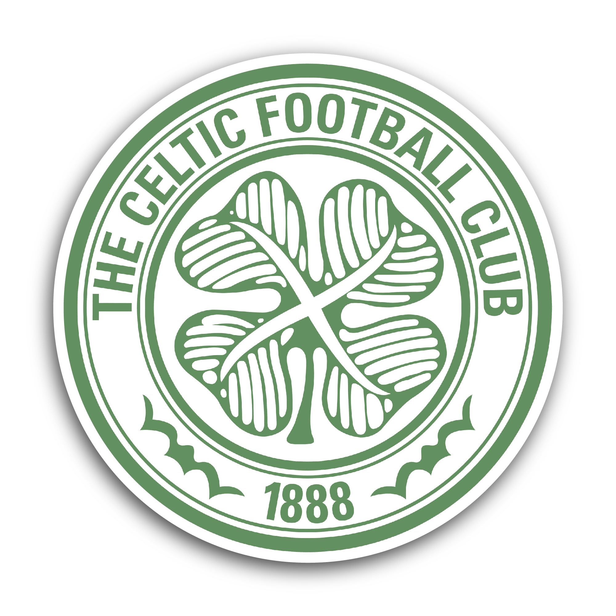 2 (Pieces) 3" and 5" Celtic Sticker, Waterproof Vinyl Decals for Many Purpose Like Cars, Trucks, Lap