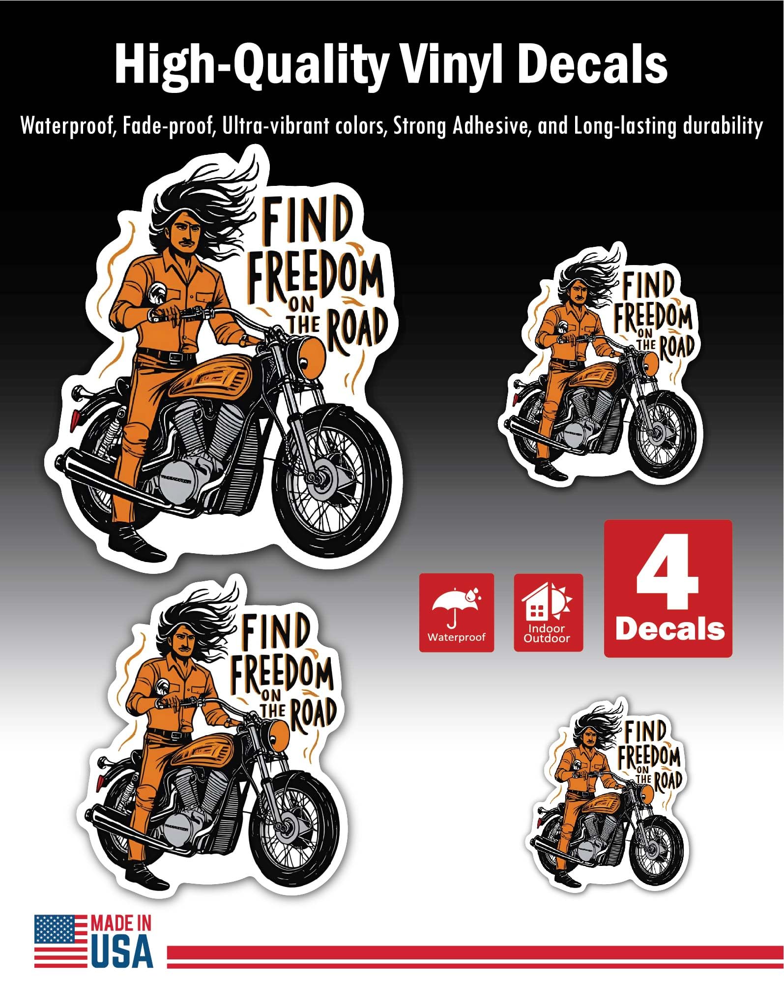 Inspirational Quote Delightful Motivational Sticker Vinyl Decal Motivation Stickers- Choose in 3”, 5
