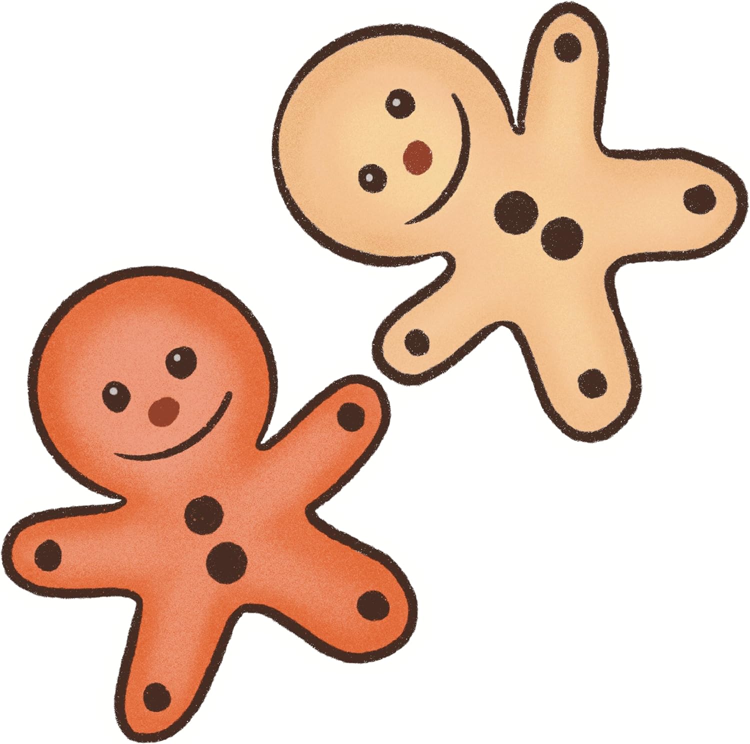 Inspirational Quote Gingerbread Cartoon Pair Motivational Sticker Vinyl Decal Motivation Stickers- 5" Vinyl Sticker Waterproof