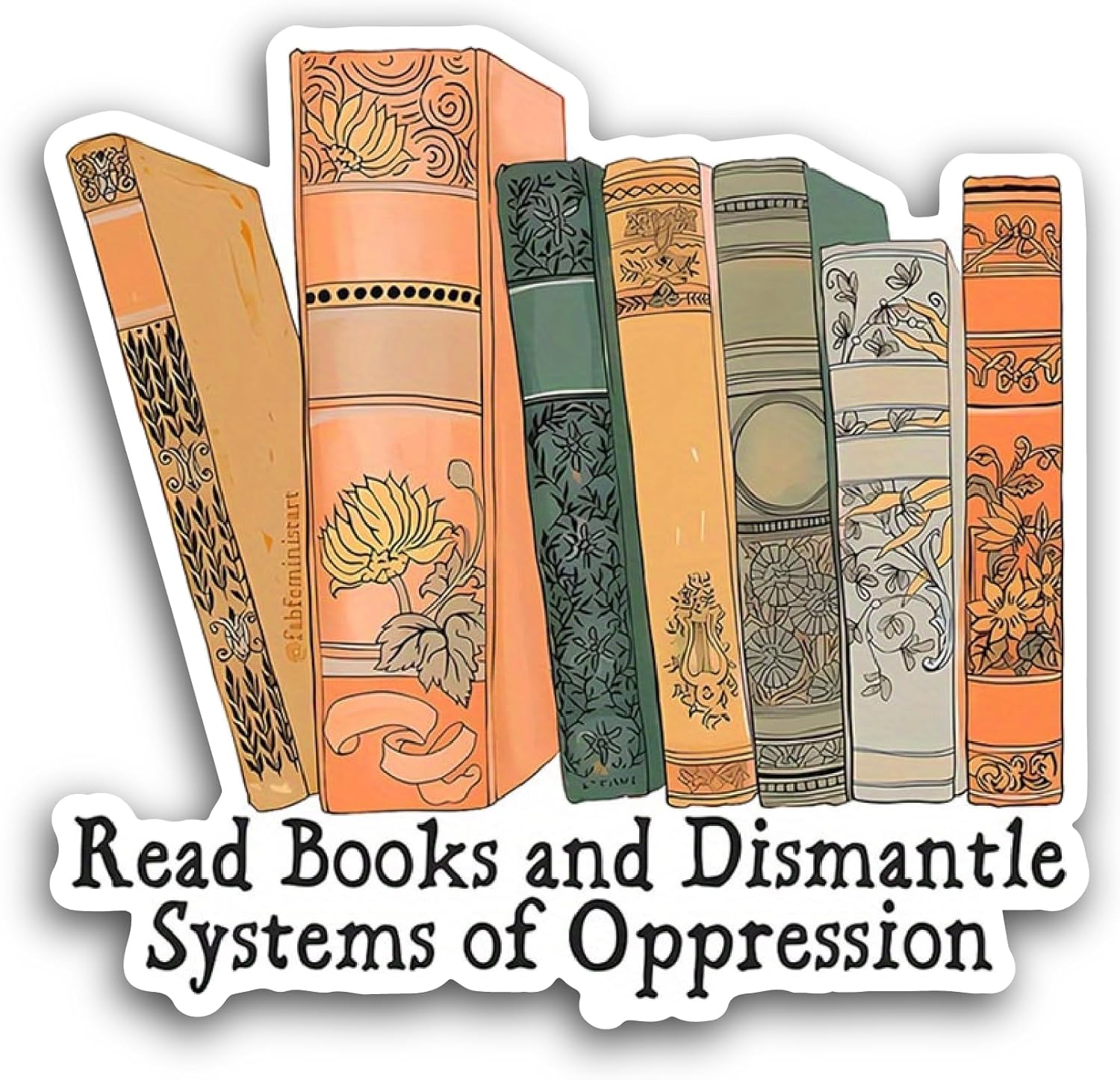 2 (Pieces) 3" and 5" Read Books and Dismantle Sticker, Waterproof Vinyl Decals for Many Purpose Like Cars, Trucks, Laptops, Phones, Windows and More (Copy)