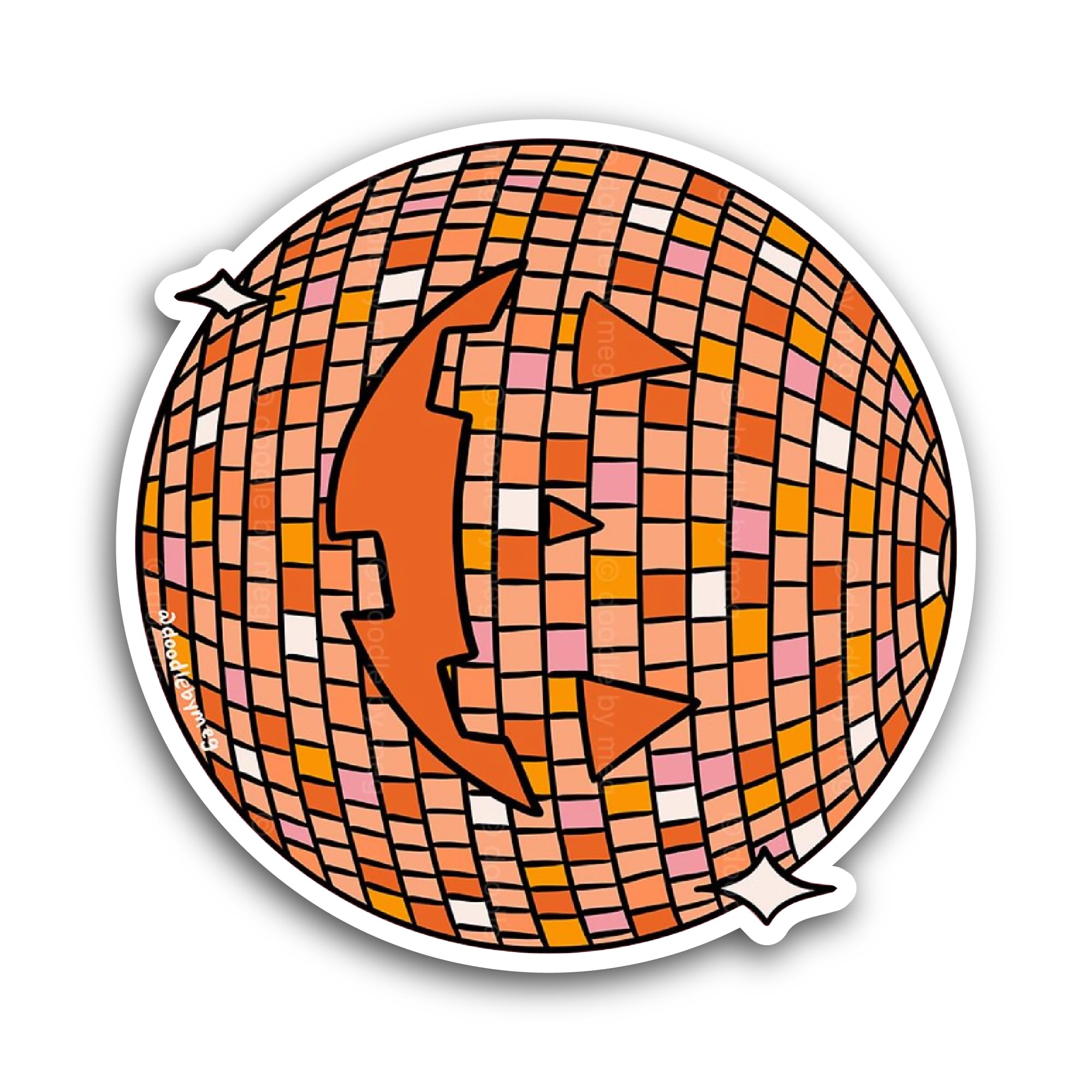 2 (Pieces) 3" and 5" Socially Awkward, Spiritually Dead Sticker, Waterproof Vinyl Decals for Many Pu