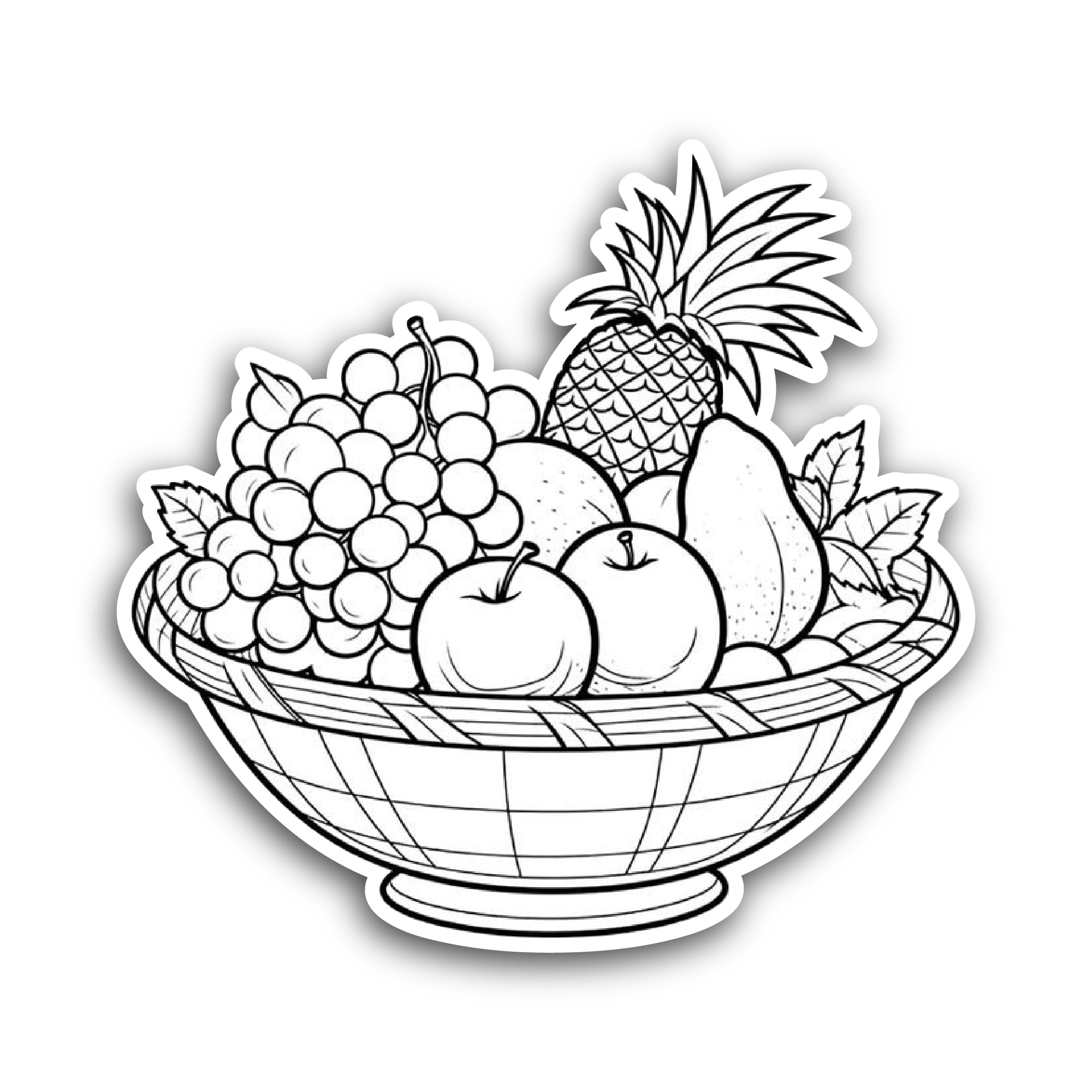 2 (Pieces) 3" and 5" Watermelon Topped Brownie Sticker, Waterproof Vinyl Decals for Many Purpose Lik