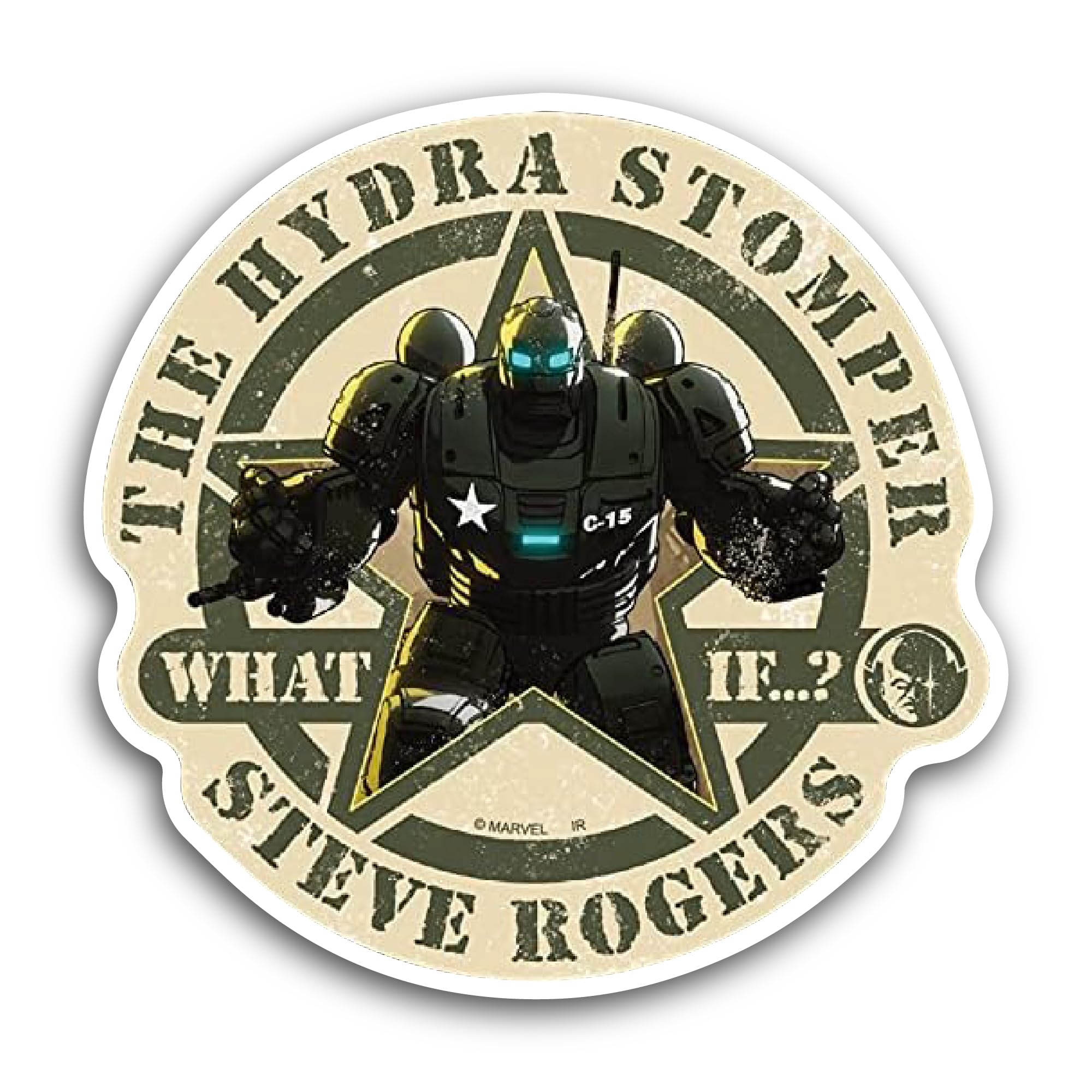 2 (Pieces) 3" and 5" The Hydra Stomper Sticker, Waterproof Vinyl Decals for Many Purpose Like Cars, 