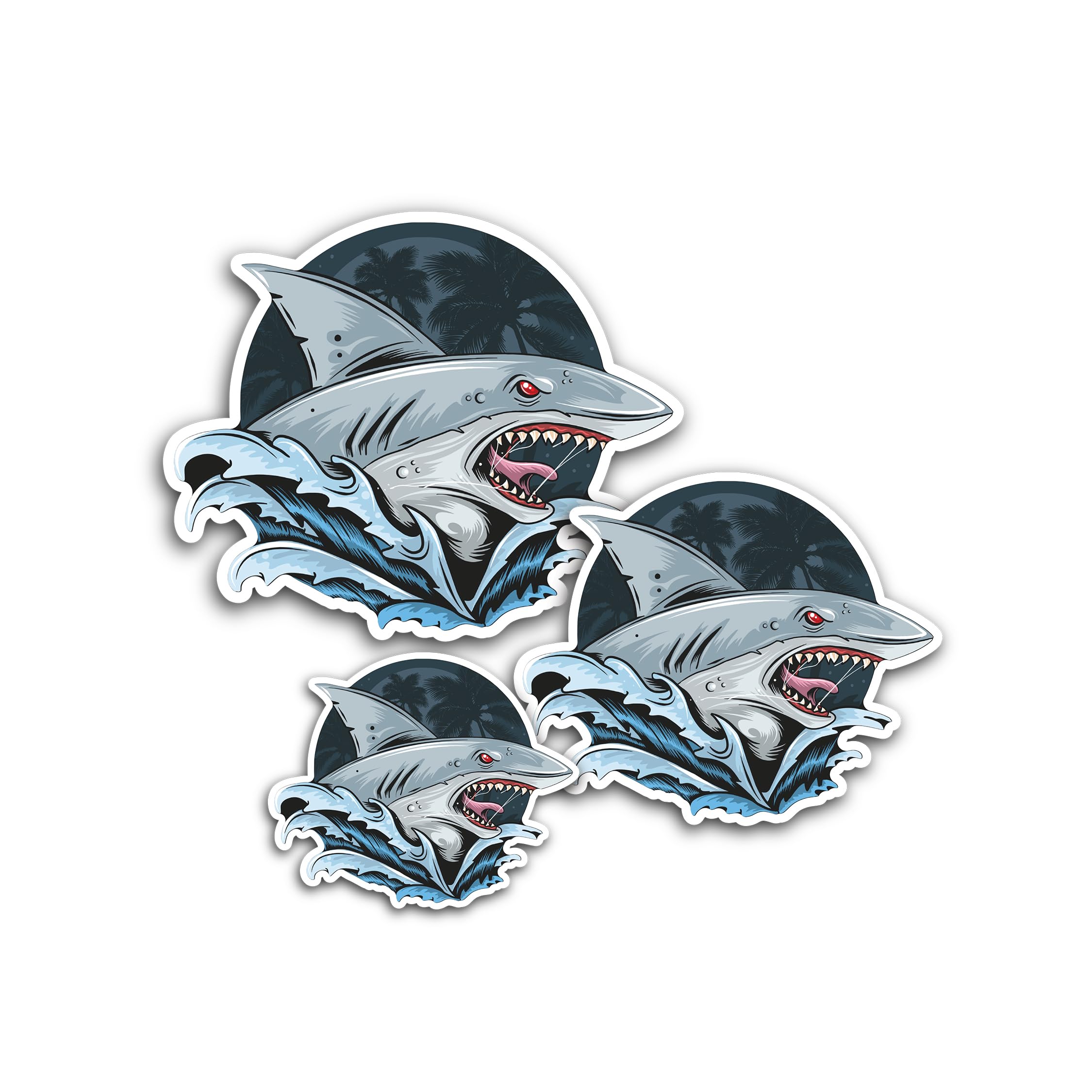 2 (Pieces) 3" and 5" NA On The Run Sticker, Waterproof Vinyl Decals for Many Purpose Like Cars, Truc