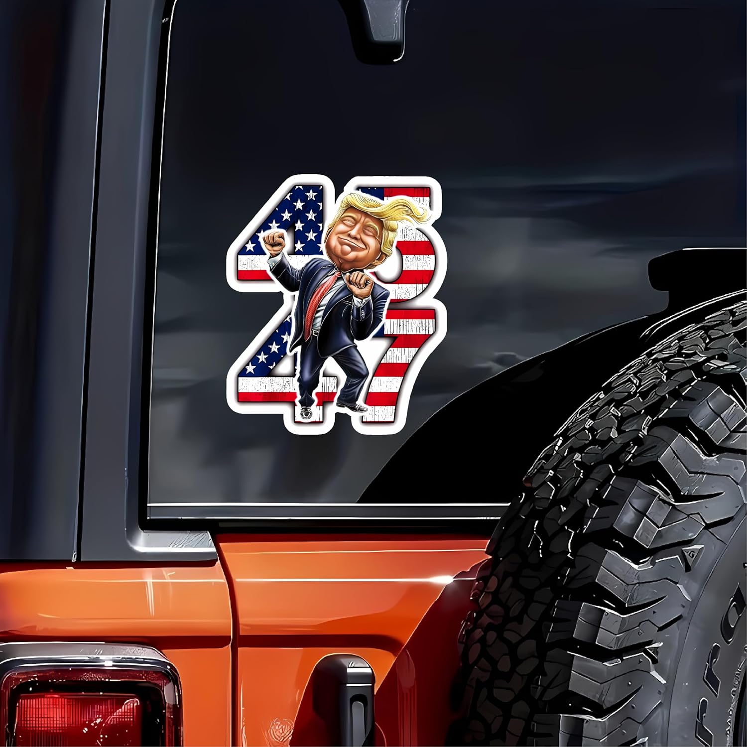 Trump Stickers - Large, Waterproof, Funny Car Decals (6in) by TKMG