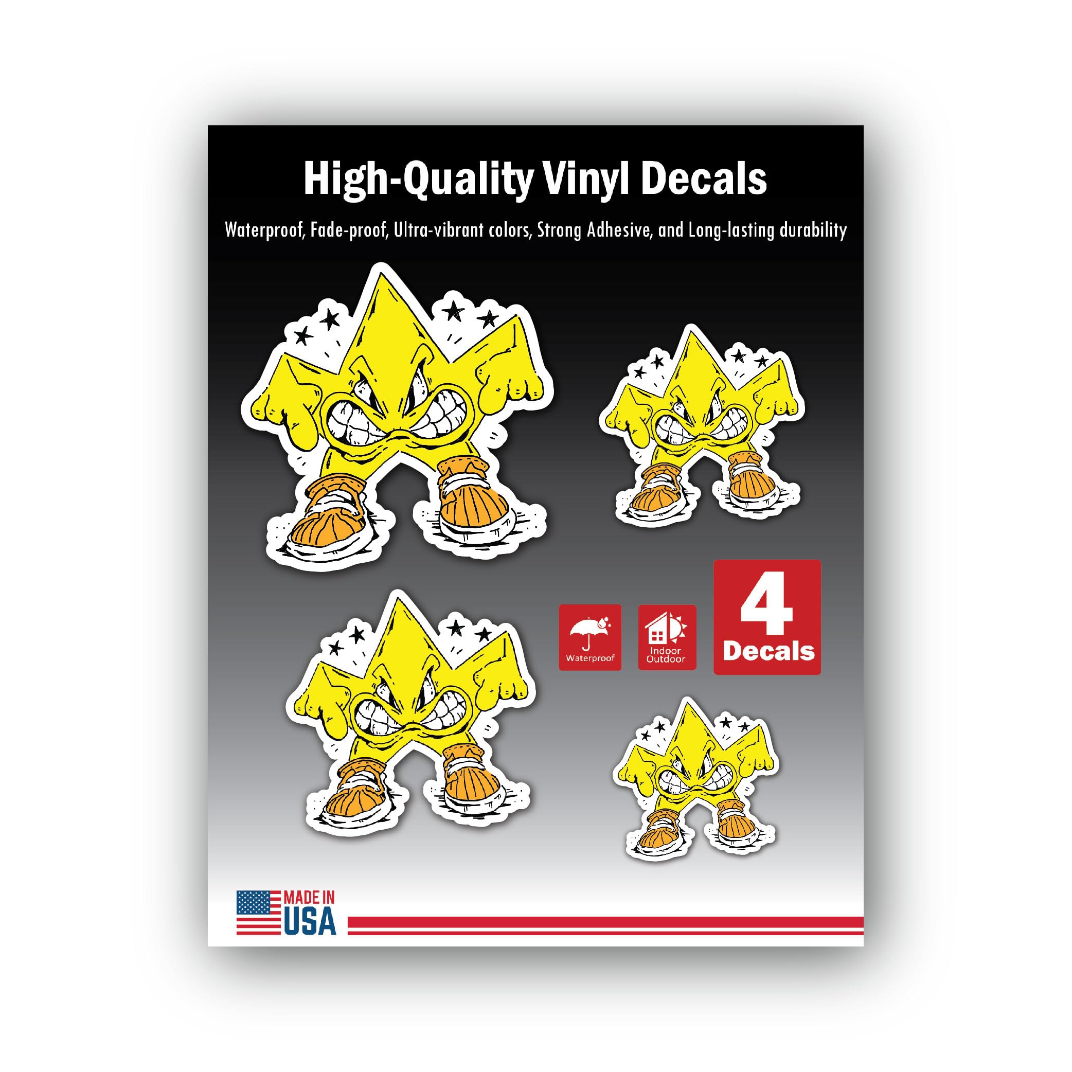 Inspirational Quote Work for It Motivational Sticker Vinyl Decal Motivation Stickers- 5" Vinyl Stick