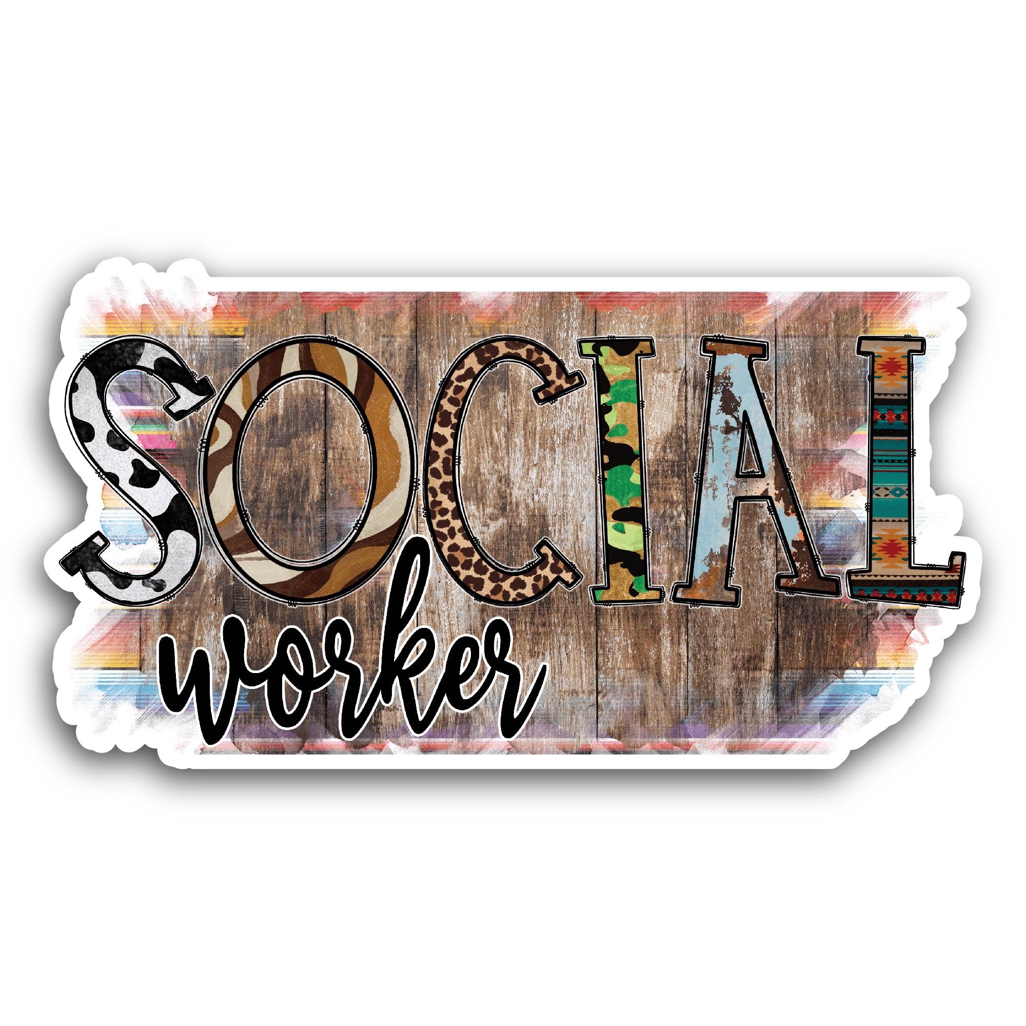 2 (Pieces) 2" and 3" Cartoon Skull and Crossbones Sticker, Waterproof Vinyl Decals for Many Purpose 