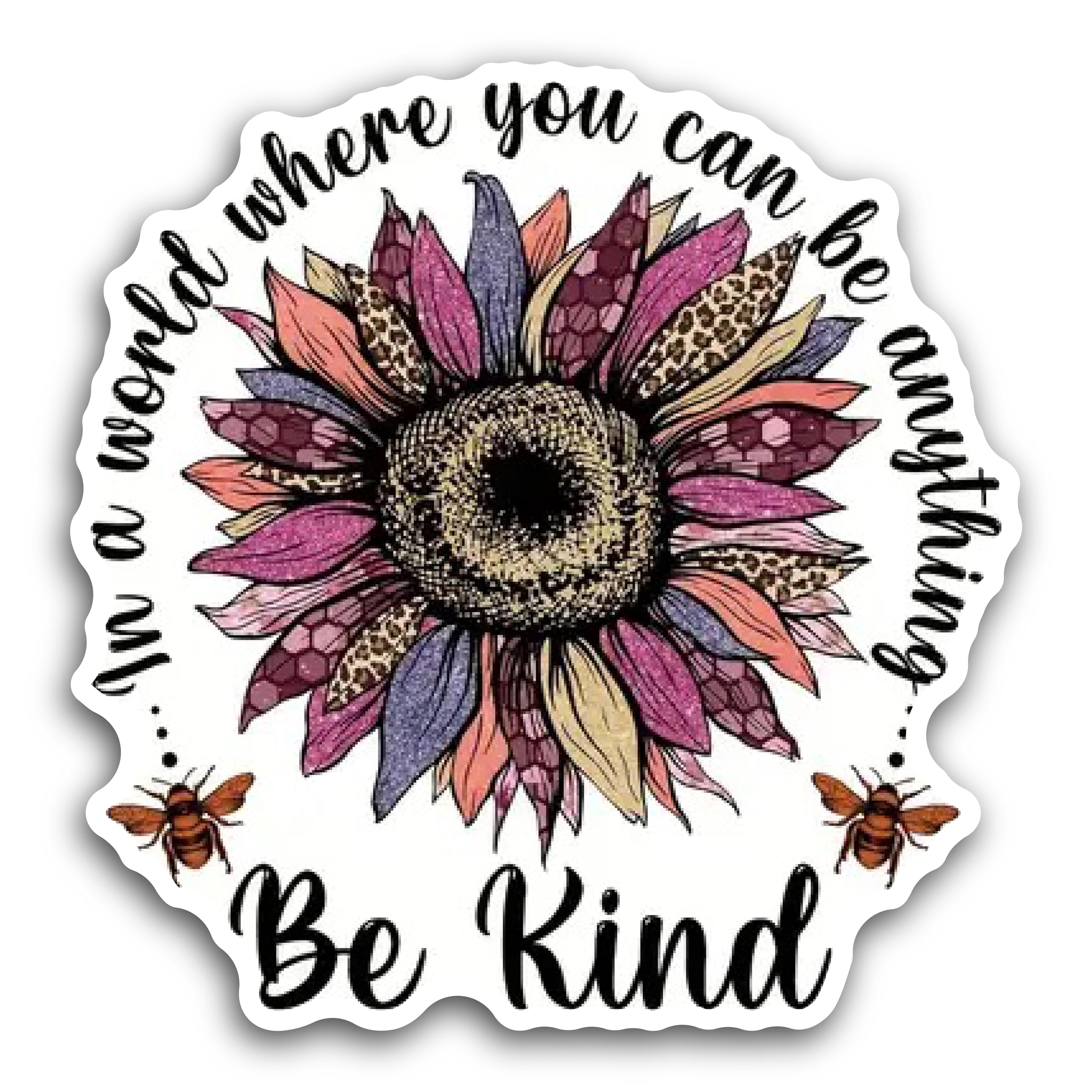 2 (Pieces) 3" and 5" Stickers n Decals No Crabby Attitudes - Motivational Sticker Vinyl Decal Sticke