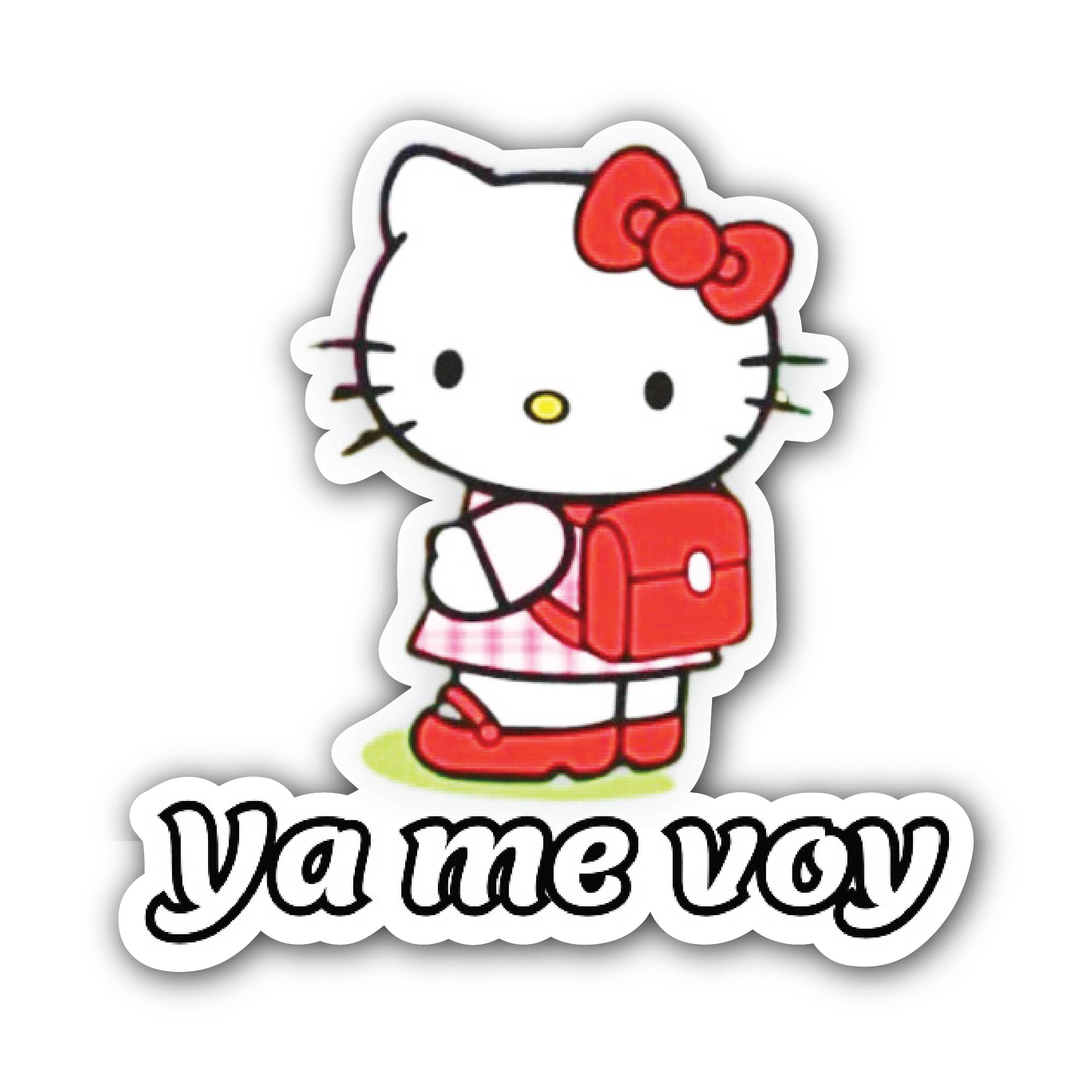 Cat Princess Sticker, Waterproof Vinyl Decal Sticker Indoor Or Outdoor 2 (Pieces) 3" and 5"