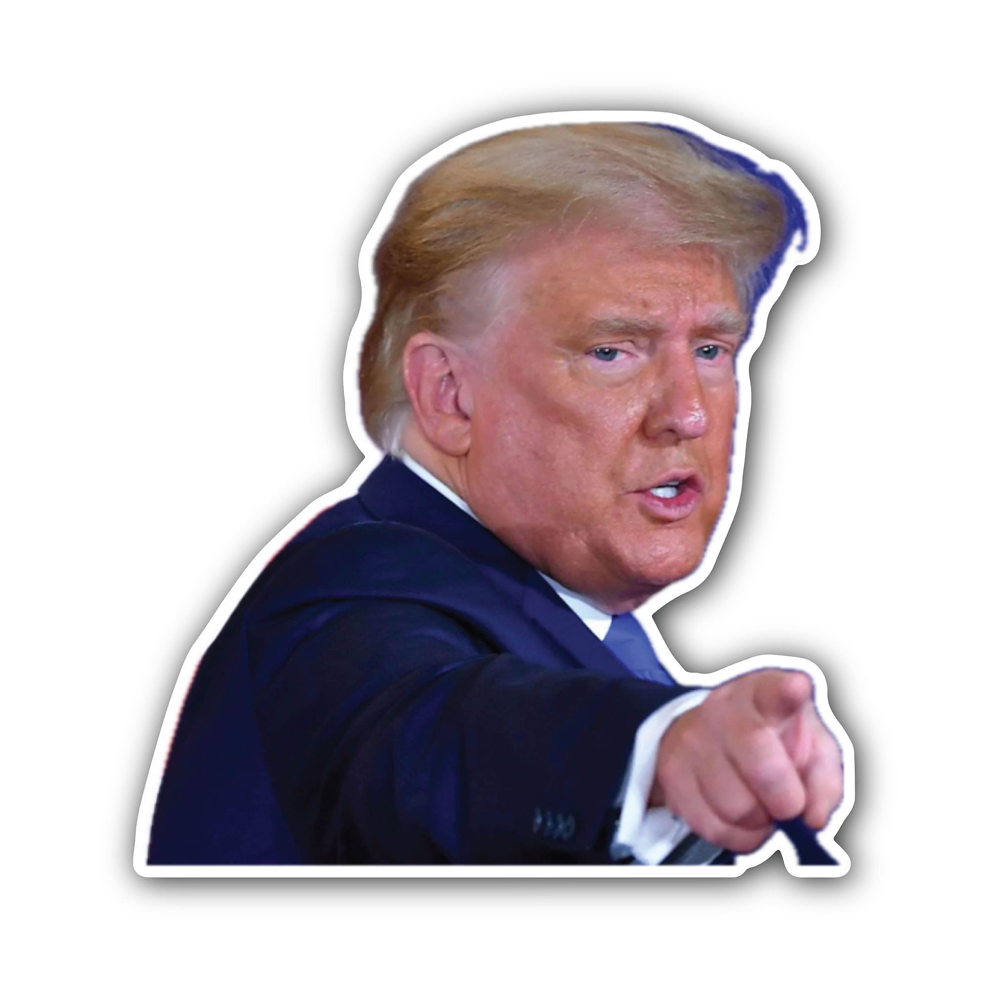 Trump Did that Sticker, Waterproof Vinyl Decal Sticker Indoor Or Outdoor 2 (Pieces) 3" and 5"