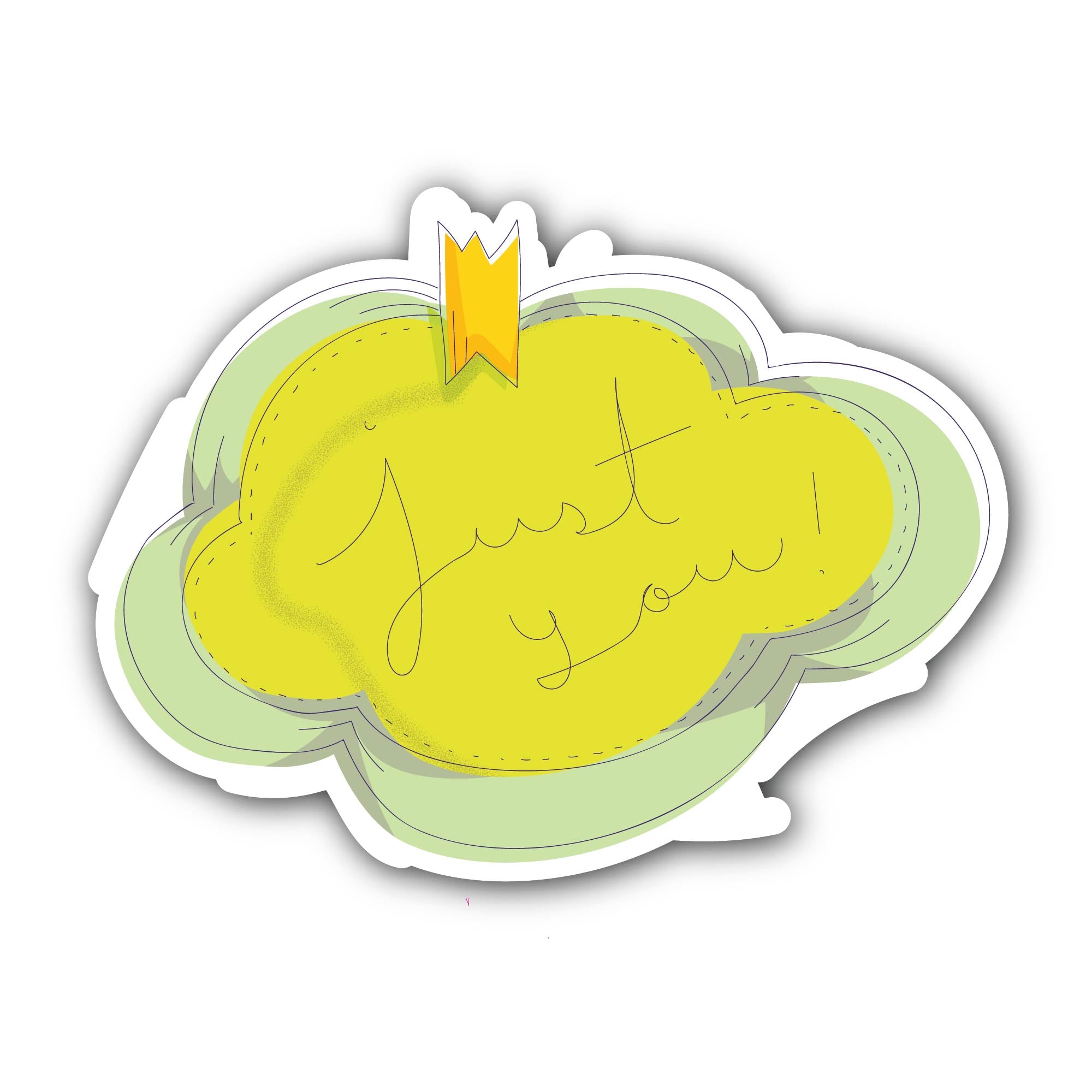 Just You Love Tag Sticker, Waterproof Vinyl Decal Sticker Indoor Or Outdoor 2 (Pieces) 3" and 5"