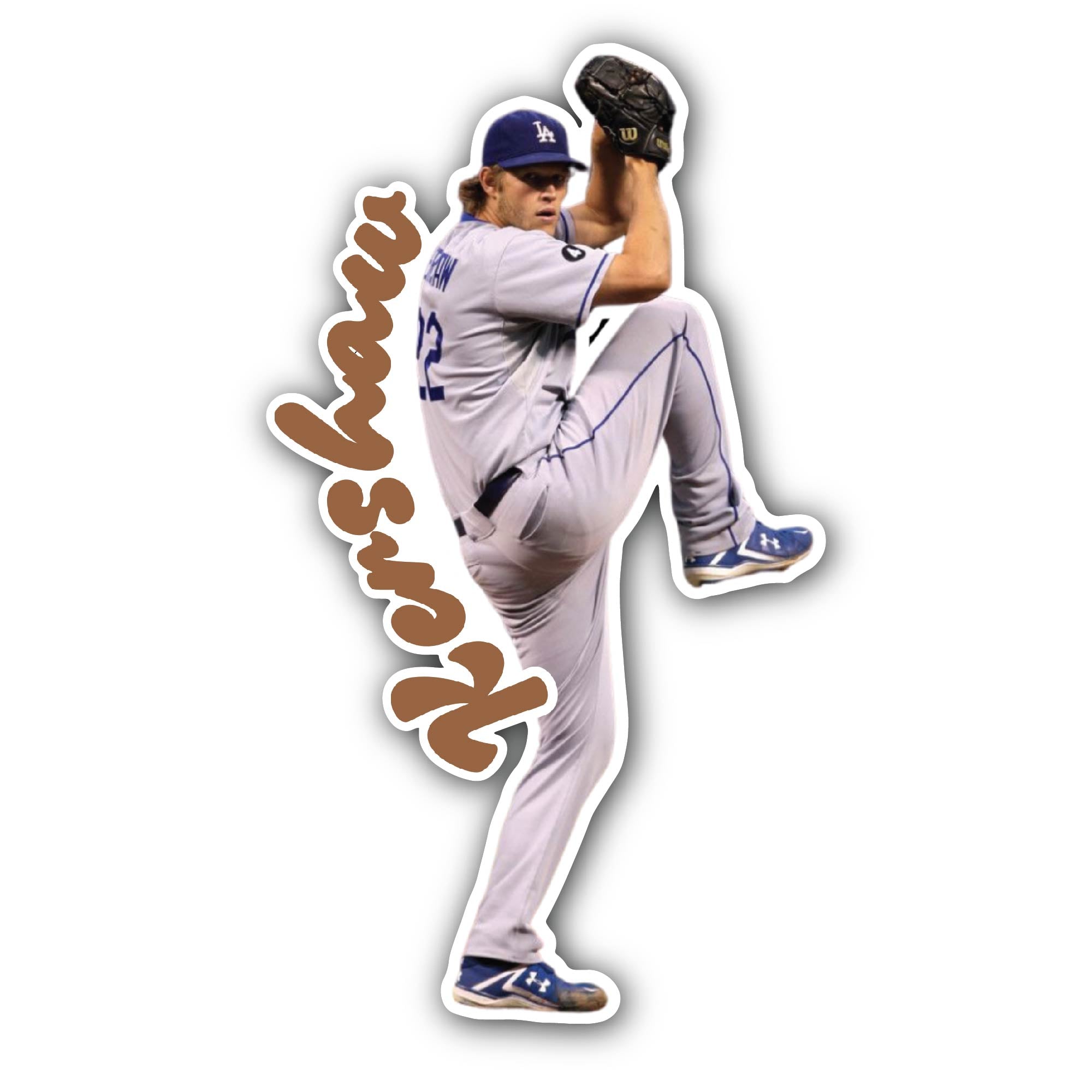 Kershaw Pitch Sticker, Waterproof Vinyl Decal Sticker Indoor Or Outdoor 2 (Pieces) 3" and 5"