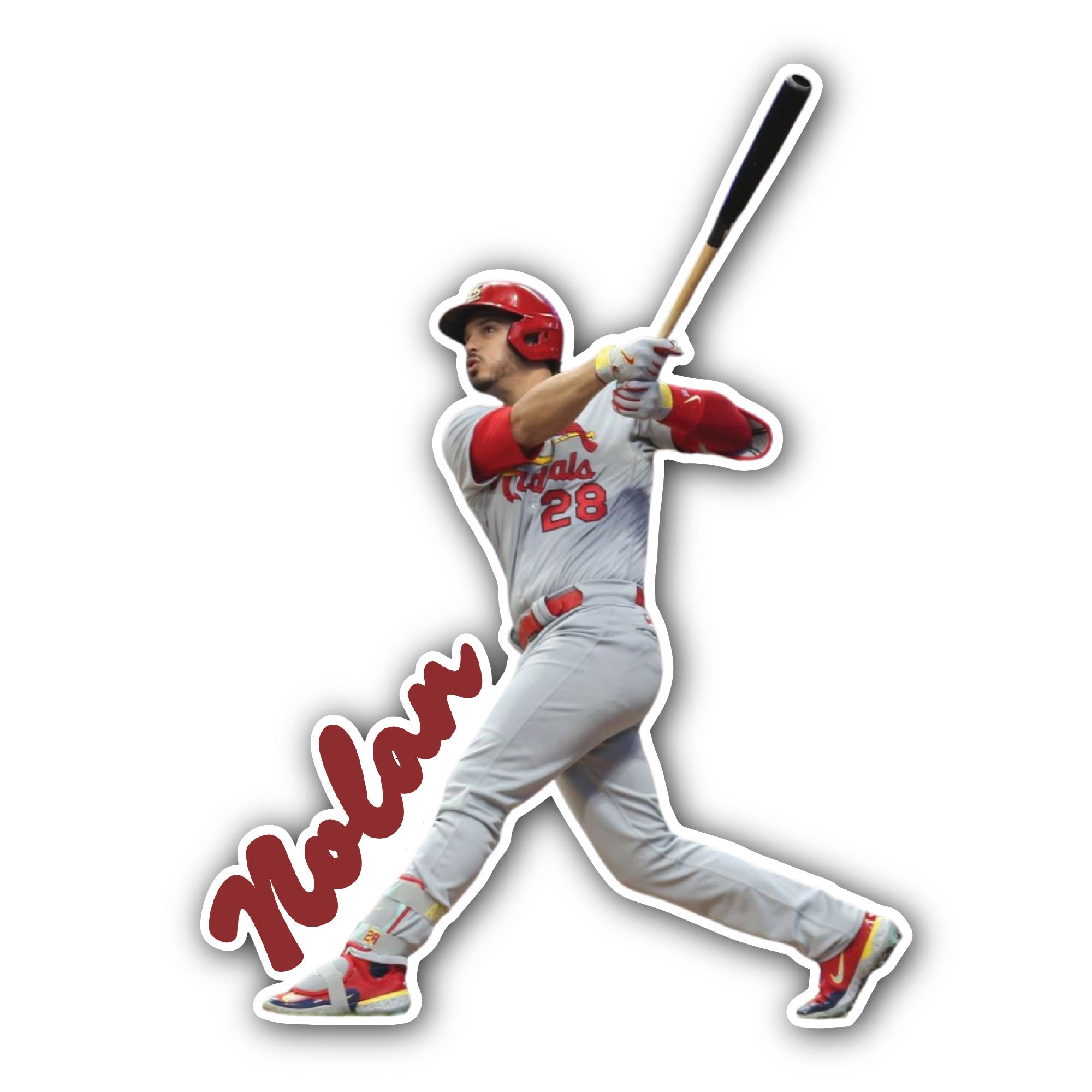 Nolan Arenado Sticker, Waterproof Vinyl Decal Sticker Indoor Or Outdoor 2 (Pieces) 3" and 5"