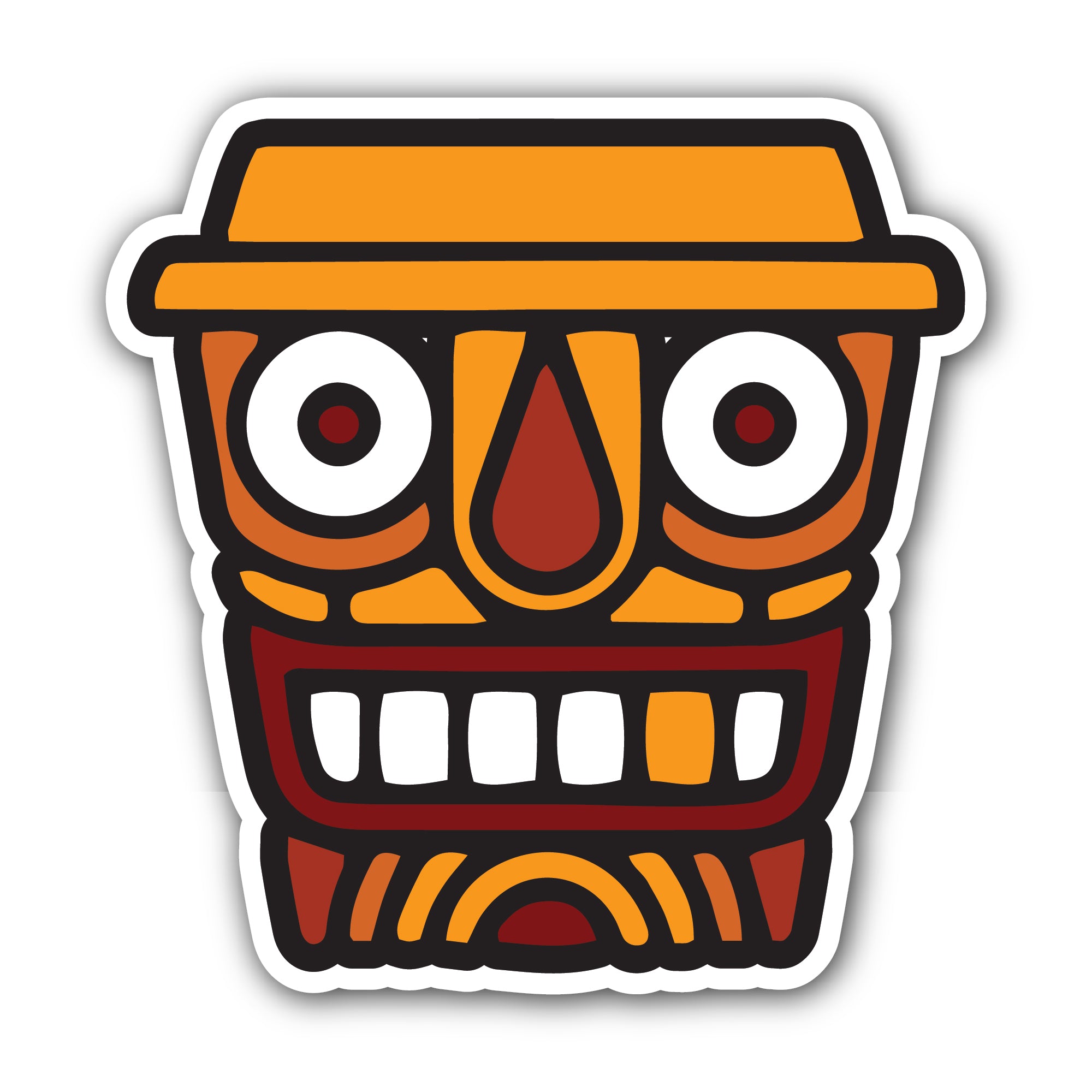 Totem Sticker, Waterproof Vinyl Decal Sticker Indoor Or Outdoor 2 (Pieces) 3" and 5"