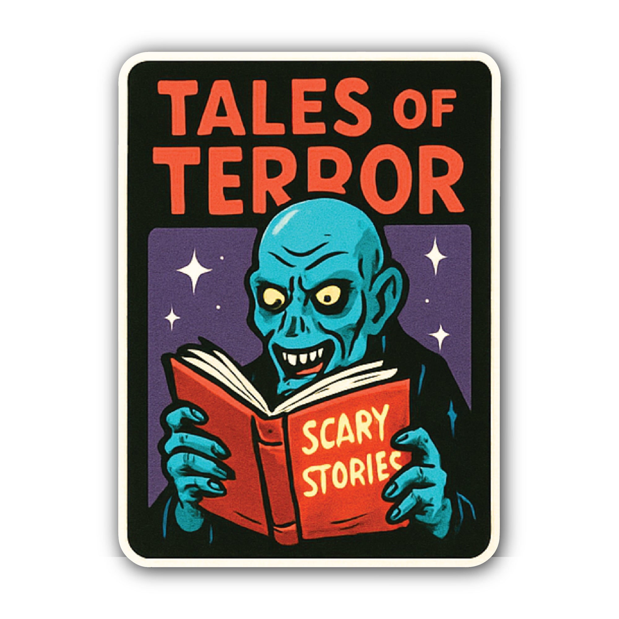 Tales of Terror Sticker, Waterproof Vinyl Decal Sticker Indoor Or Outdoor 2 (Pieces) 3" and 5"