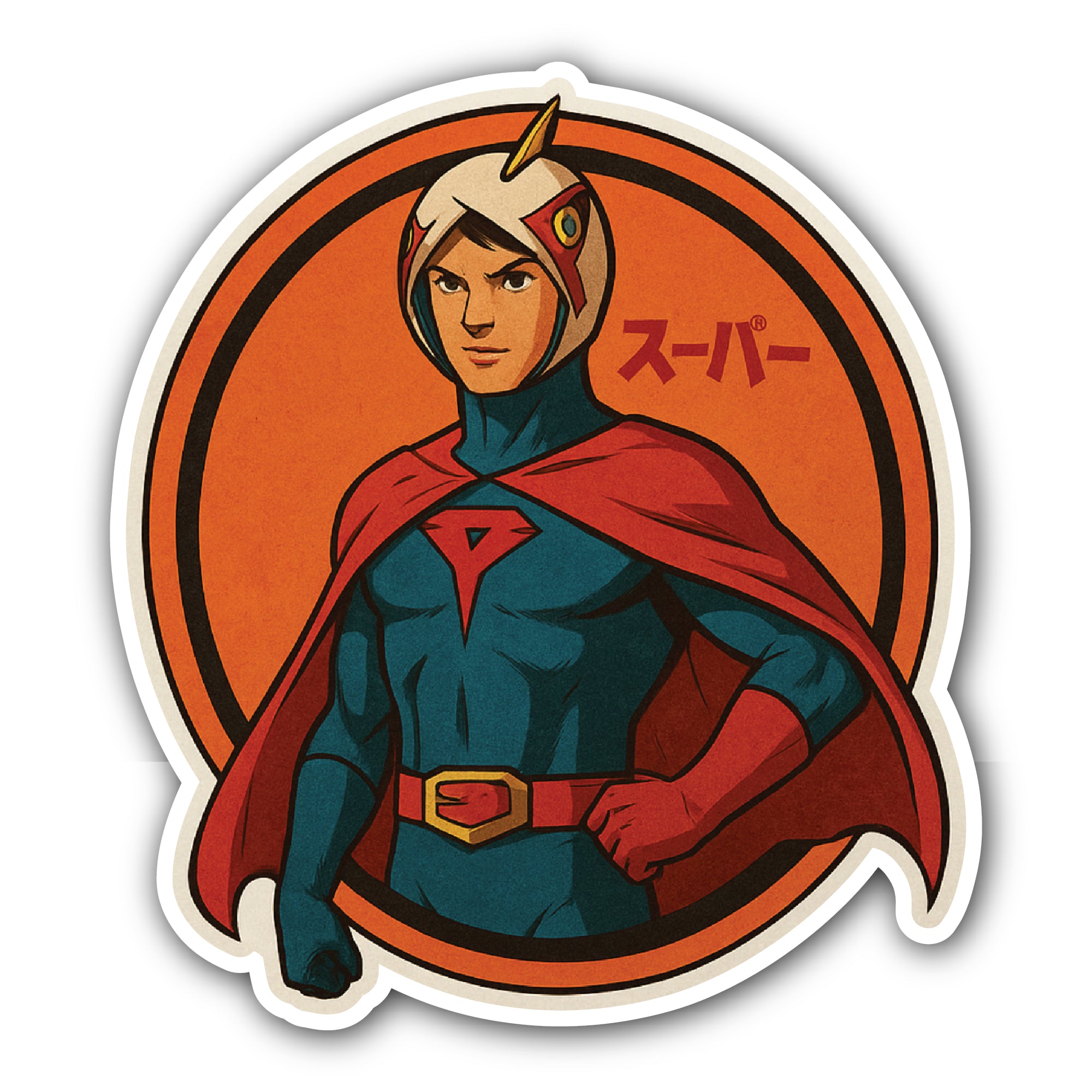 Super Jetter Sticker, Waterproof Vinyl Decal Sticker Indoor Or Outdoor 2 (Pieces) 3" and 5"