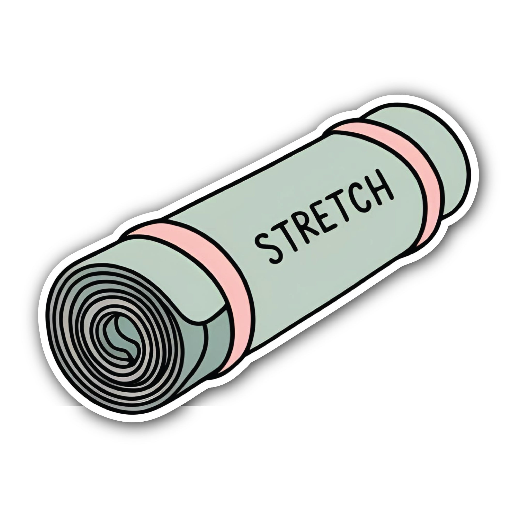 Stretch Sticker, Waterproof Vinyl Decal Sticker Indoor Or Outdoor 2 (Pieces) 3" and 5"