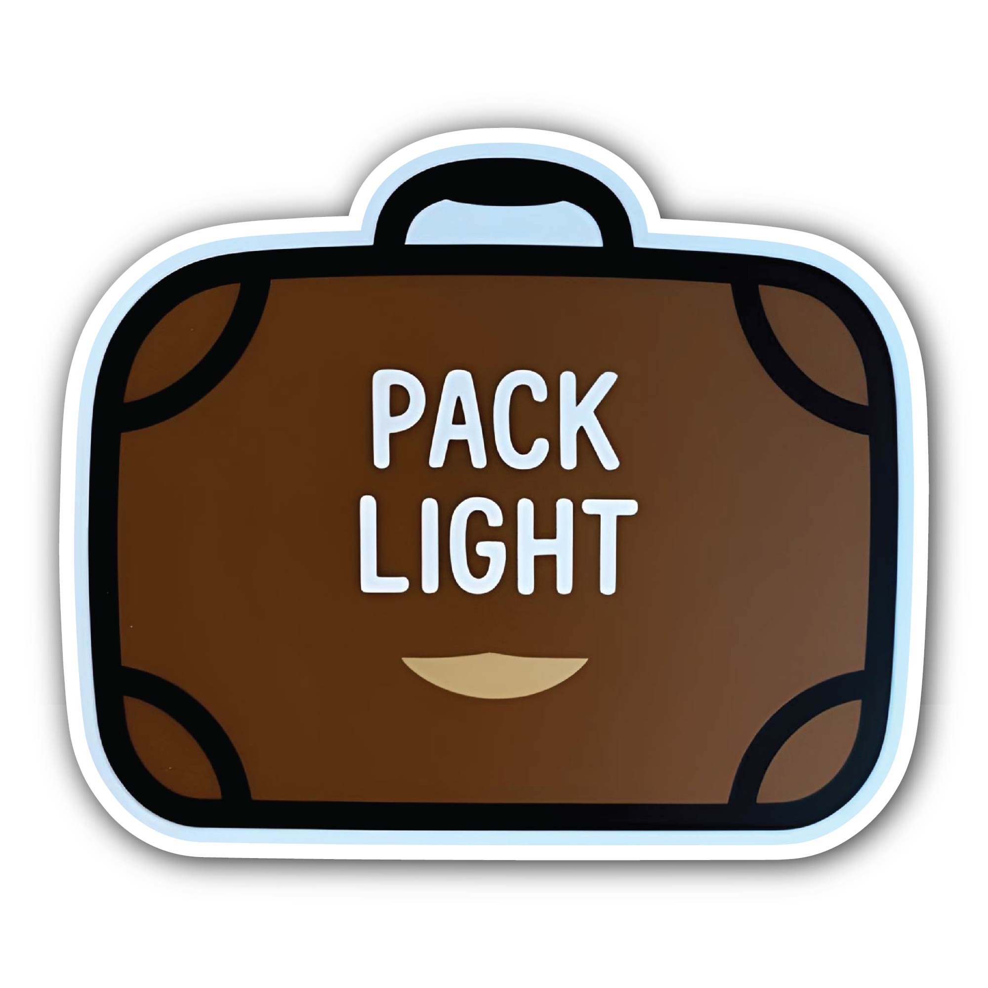 Pack Light Sticker, Waterproof Vinyl Decal Sticker Indoor Or Outdoor 2 (Pieces) 3" and 5"