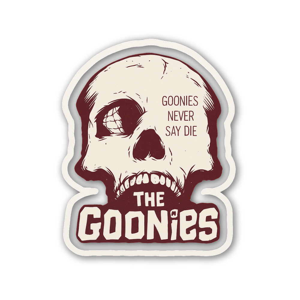 The Goonies Sticker, Waterproof Vinyl Decal Sticker Indoor Or Outdoor 2 (Pieces) 3" and 5"