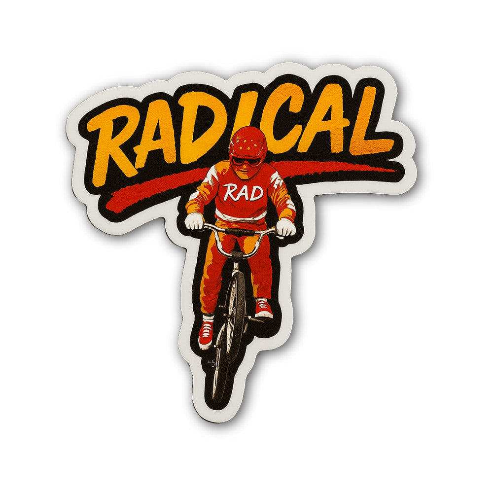 Radical Sticker, Waterproof Vinyl Decal Sticker Indoor Or Outdoor 2 (Pieces) 3" and 5"