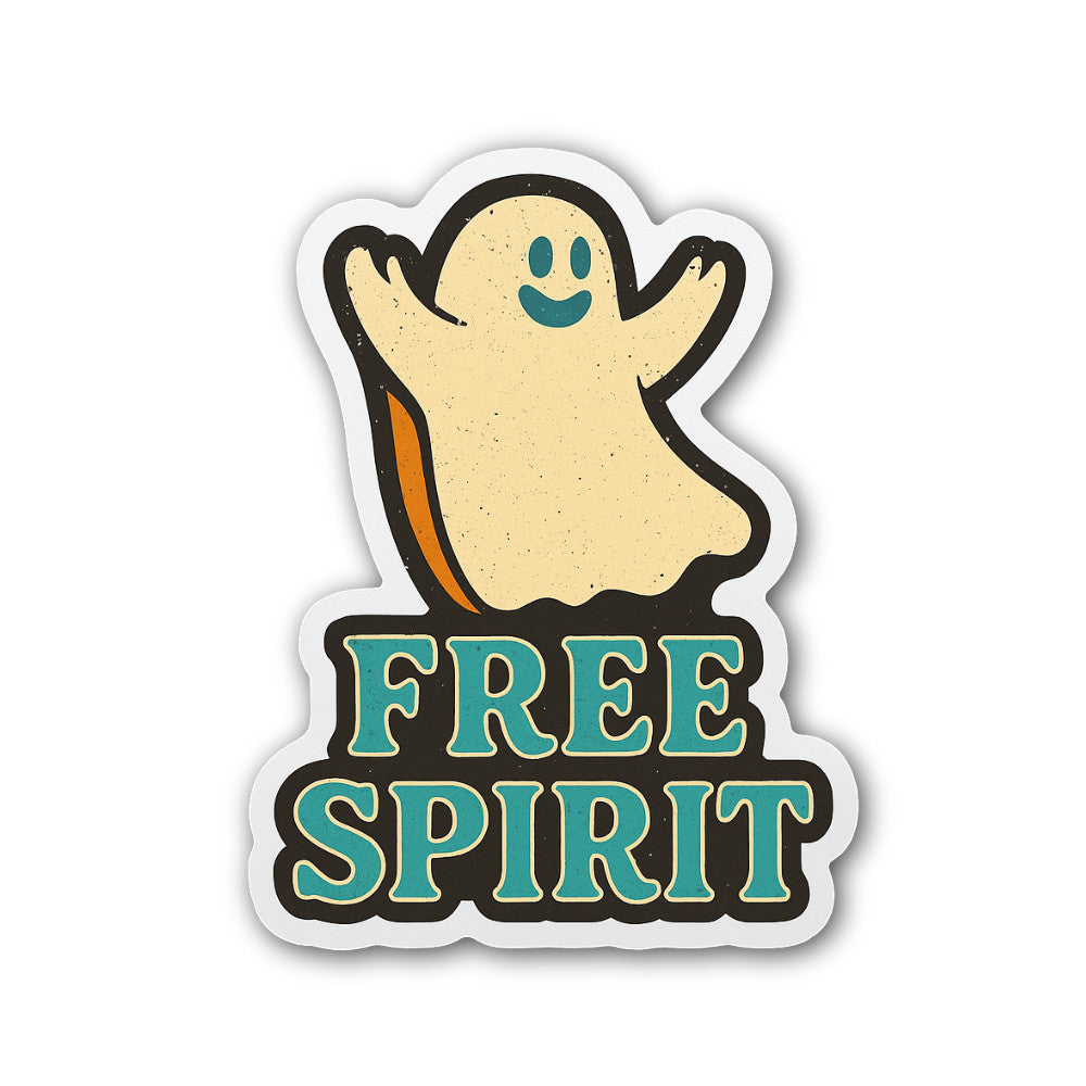 Free Spirit Sticker, Waterproof Vinyl Decal Sticker Indoor Or Outdoor 2 (Pieces) 3" and 5"