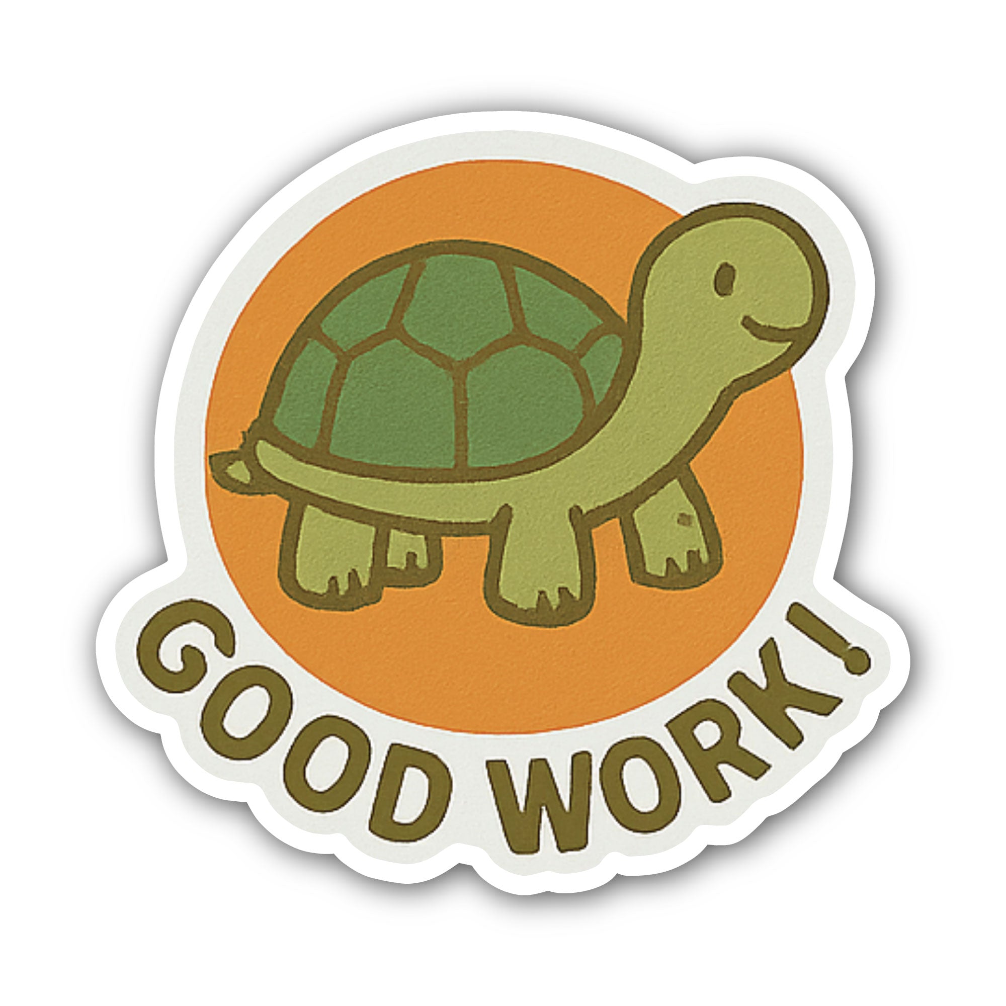 Good Work! Sticker, Waterproof Vinyl Decal Sticker Indoor Or Outdoor 2 (Pieces) 3" and 5"