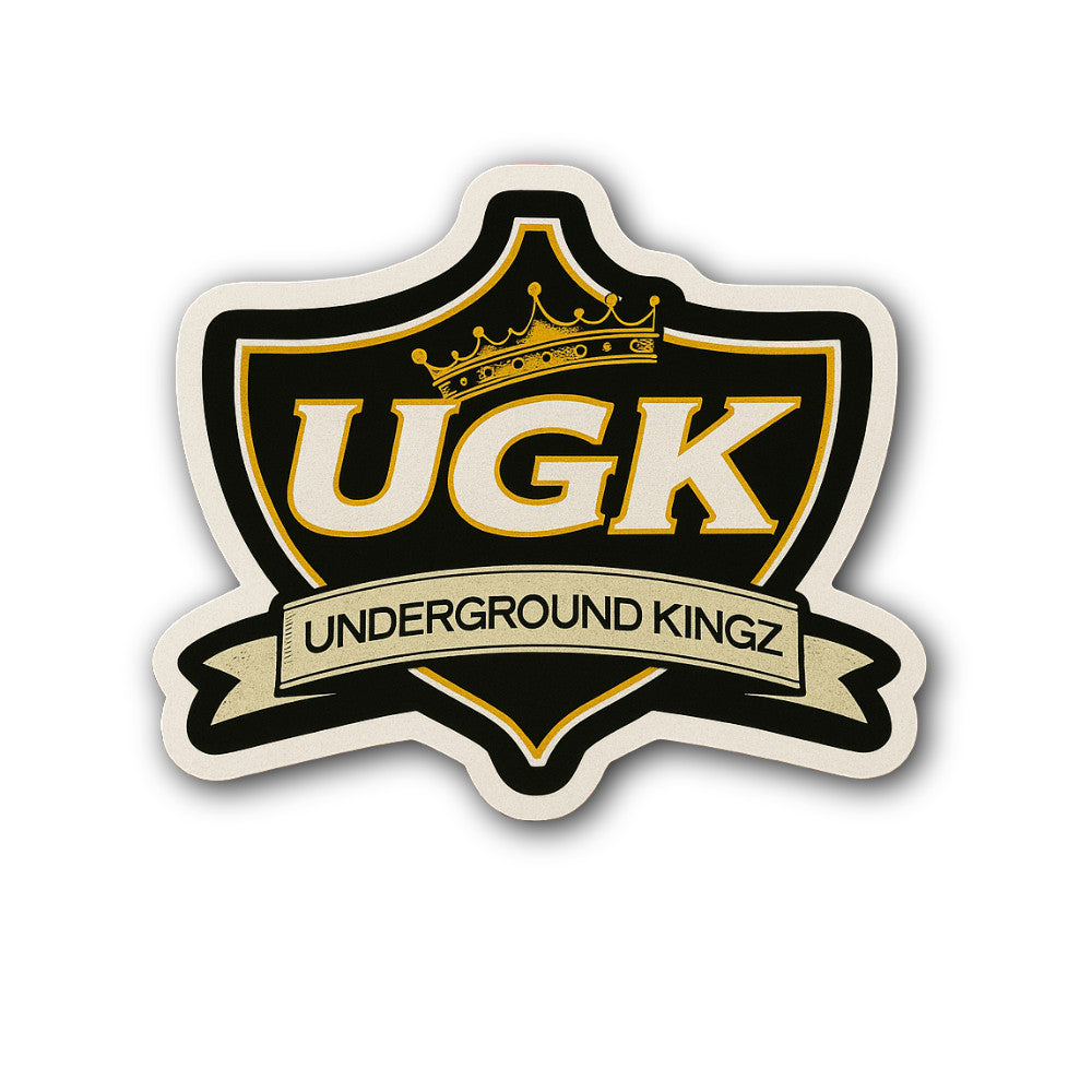 UGK Sticker, Waterproof Vinyl Decal Sticker Indoor Or Outdoor 2 (Pieces) 3" and 5"