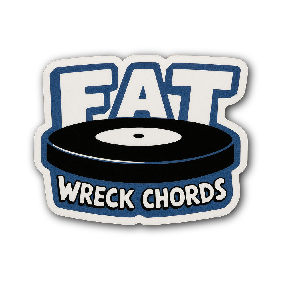 Fat Sticker, Waterproof Vinyl Decal Sticker Indoor Or Outdoor 2 (Pieces) 3" and 5"