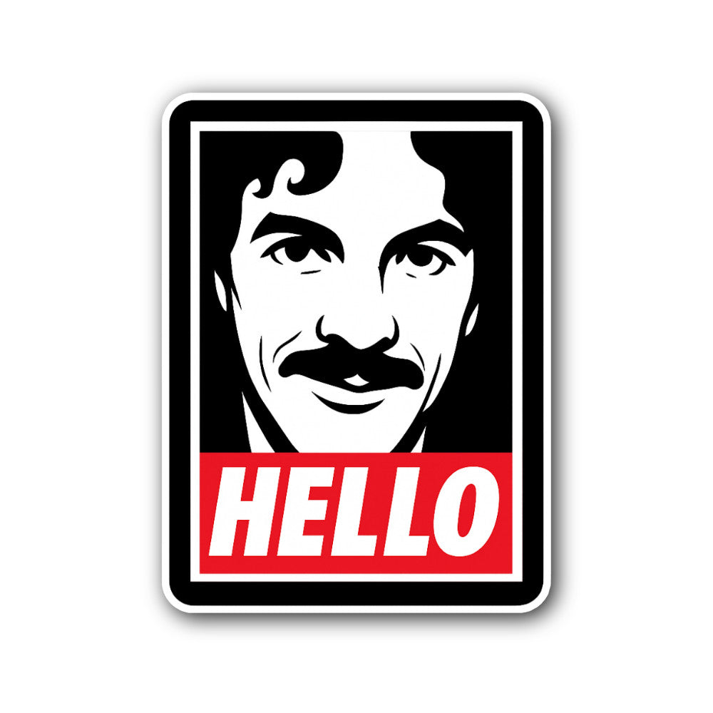 Hello Inigo Montoya Sticker, Waterproof Vinyl Decal Sticker Indoor Or Outdoor 2 (Pieces) 3" and 5"