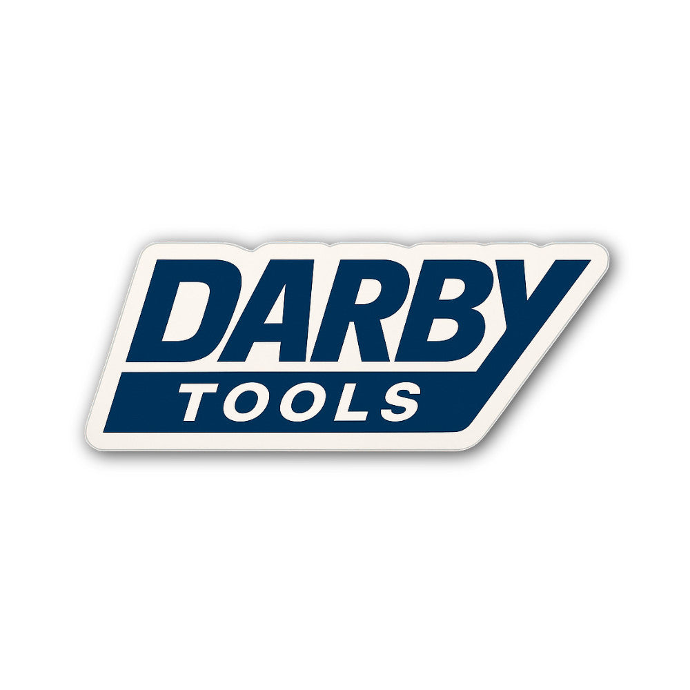 Darby Tools Sticker, Waterproof Vinyl Decal Sticker Indoor Or Outdoor 2 (Pieces) 3" and 5"