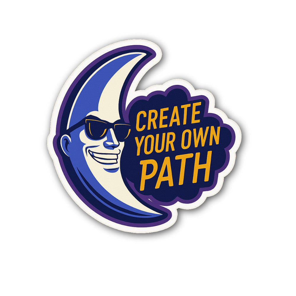 Create Your own Path Sticker, Waterproof Vinyl Decal Sticker Indoor Or Outdoor 2 (Pieces) 3" and 5"