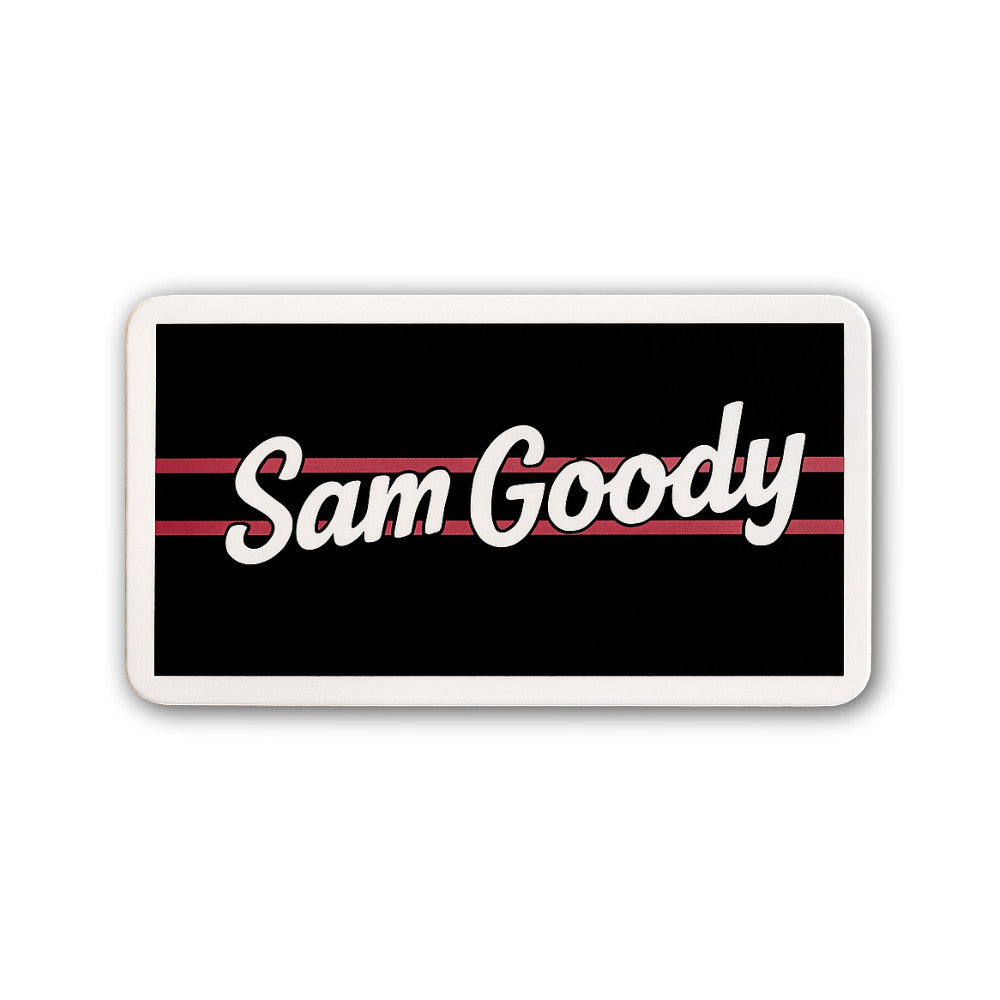 Sam Goody Sticker, Waterproof Vinyl Decal Sticker Indoor Or Outdoor 2 (Pieces) 3" and 5"