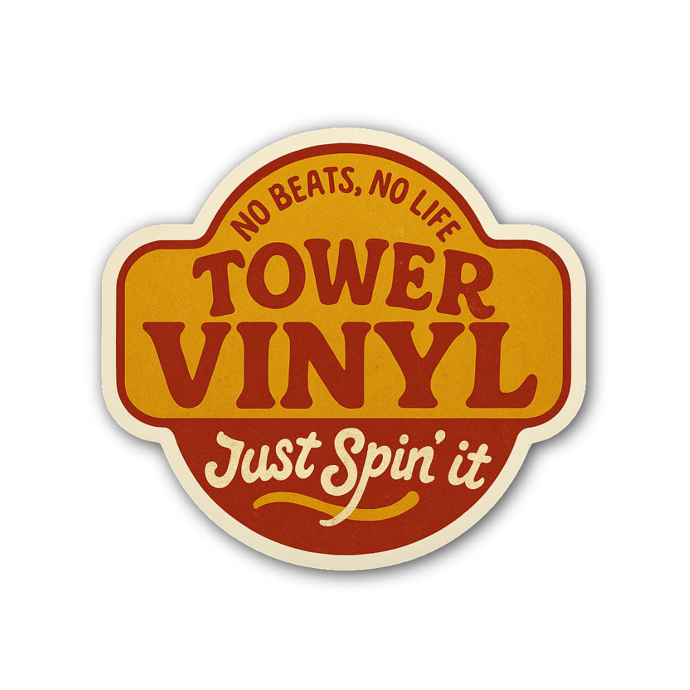 Tower vinyl Sticker, Waterproof Vinyl Decal Sticker Indoor Or Outdoor 2 (Pieces) 3" and 5"