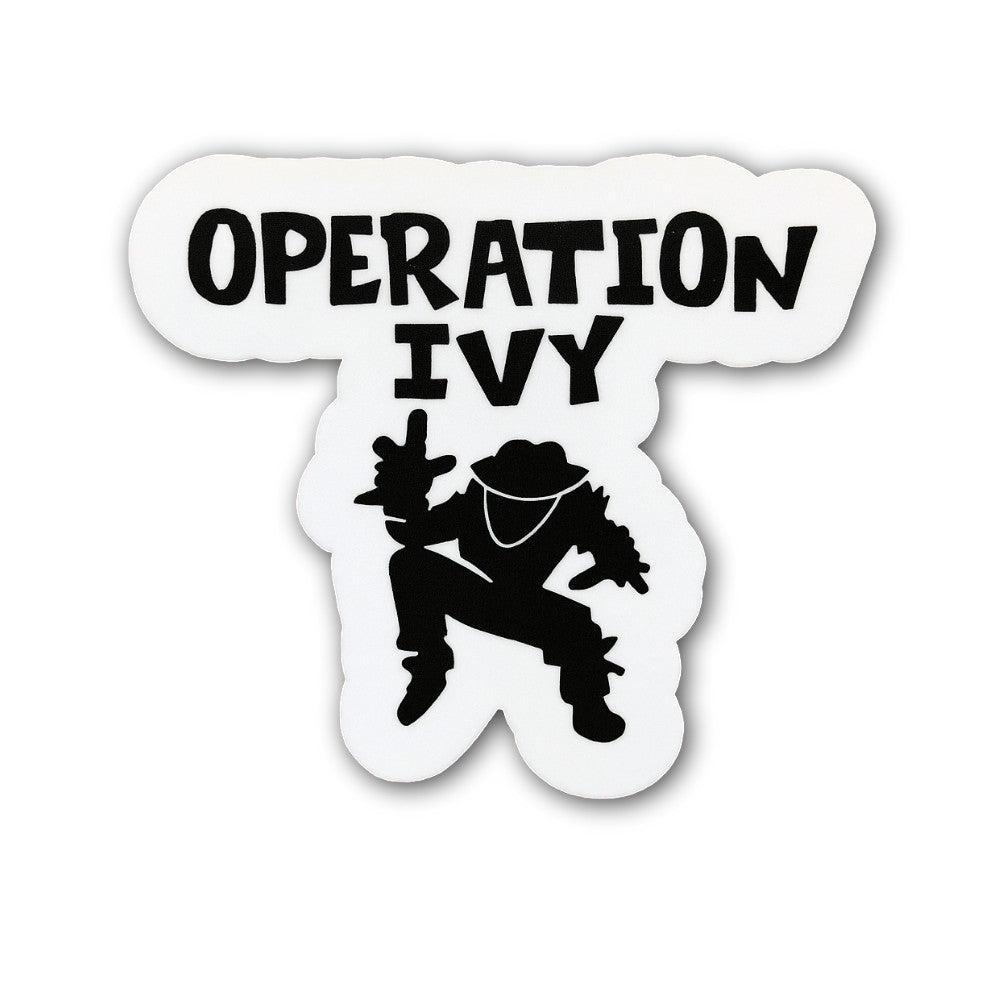 Operation Ivy Sticker, Waterproof Vinyl Decal Sticker Indoor Or Outdoor 2 (Pieces) 3" and 5"