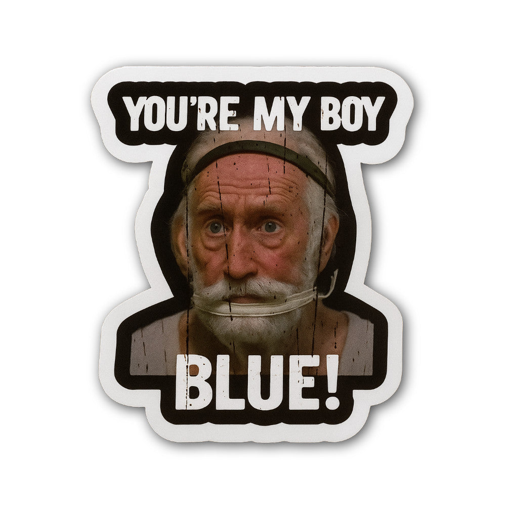 YOU'RE MY BOY BLUE Sticker, Waterproof Vinyl Decal Sticker Indoor Or Outdoor 2 (Pieces) 3" and 5"