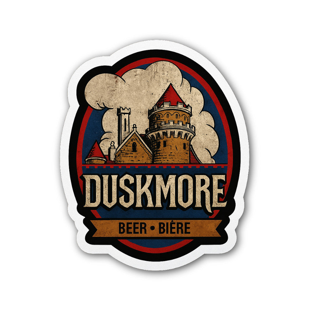 DUSKMORE  Sticker, Waterproof Vinyl Decal Sticker Indoor Or Outdoor 2 (Pieces) 3" and 5"