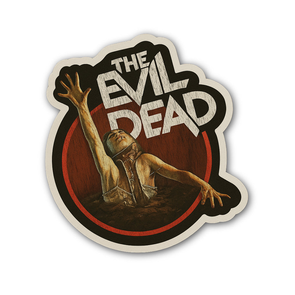 The Evil D@ead Sticker, Waterproof Vinyl Decal Sticker Indoor Or Outdoor 2 (Pieces) 3" and 5"