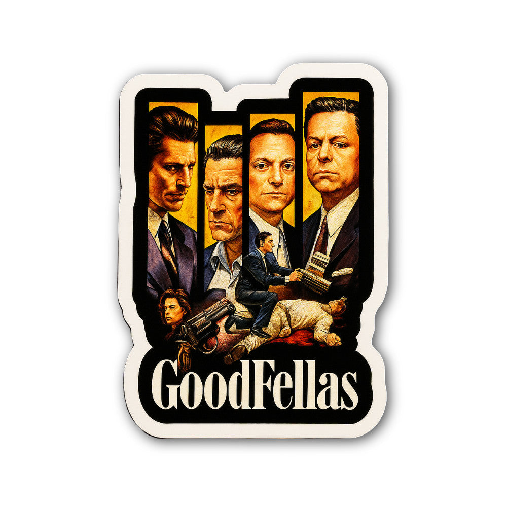 Good Fellas  Sticker, Waterproof Vinyl Decal Sticker Indoor Or Outdoor 2 (Pieces) 3" and 5"
