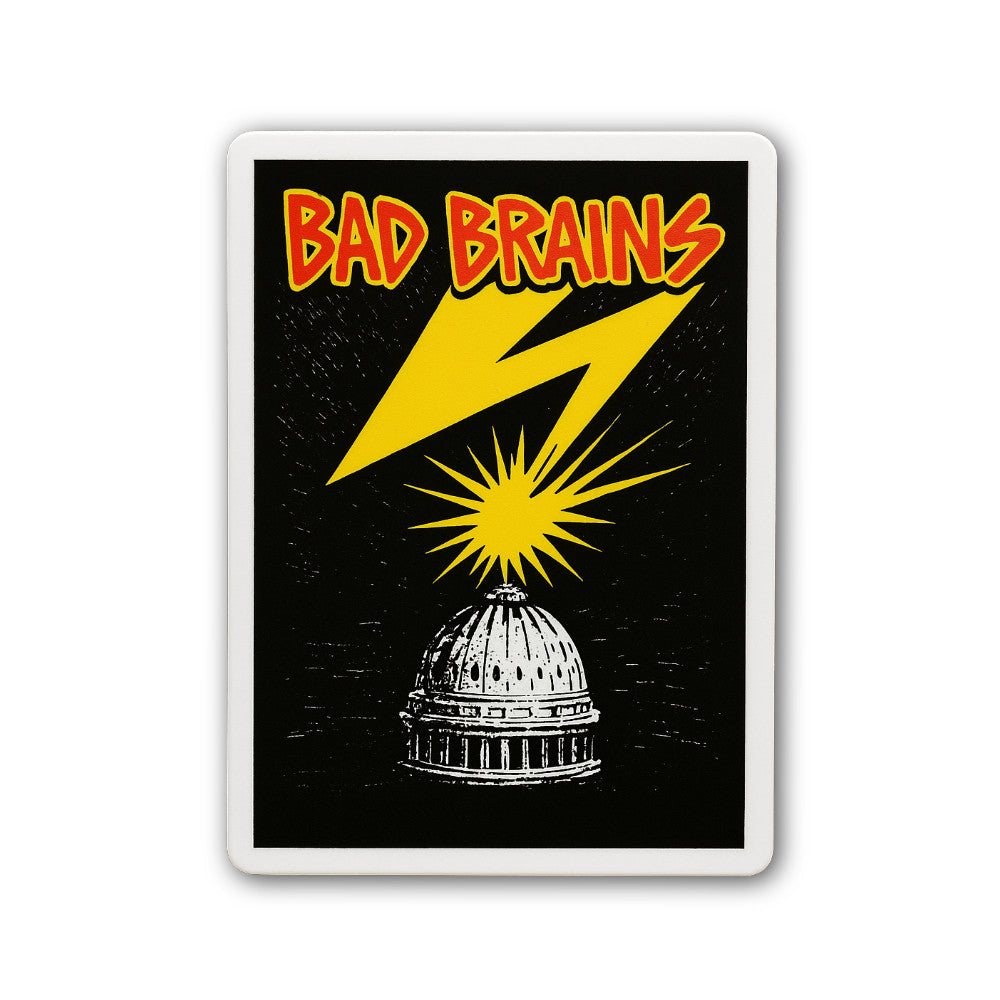 Bad Brains Sticker, Waterproof Vinyl Decal Sticker Indoor Or Outdoor 2 (Pieces) 3" and 5"