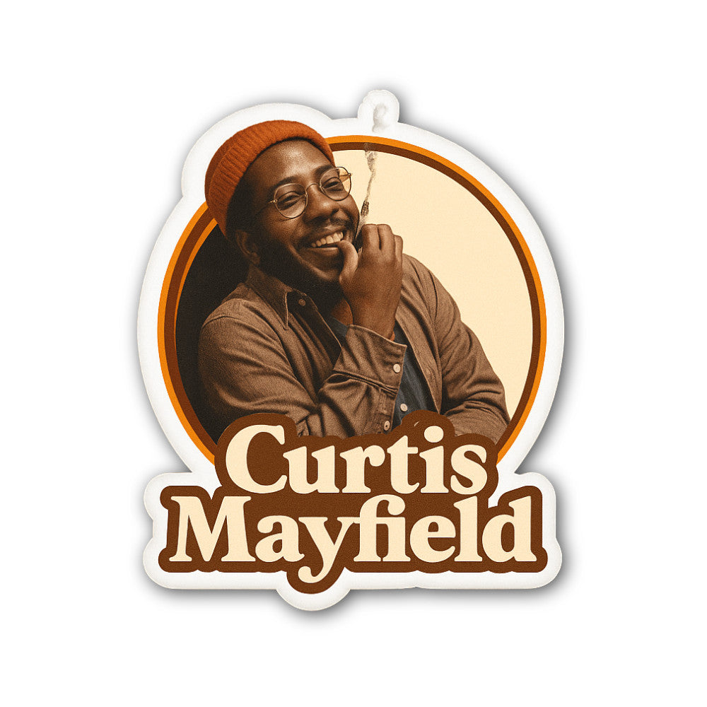Curtis M@ayfield Sticker, Waterproof Vinyl Decal Sticker Indoor Or Outdoor 2 (Pieces) 3" and 5"