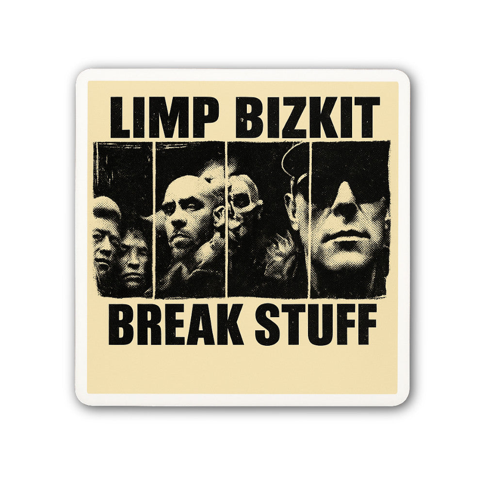 Break Stuff Sticker, Waterproof Vinyl Decal Sticker Indoor Or Outdoor 2 (Pieces) 3" and 5"