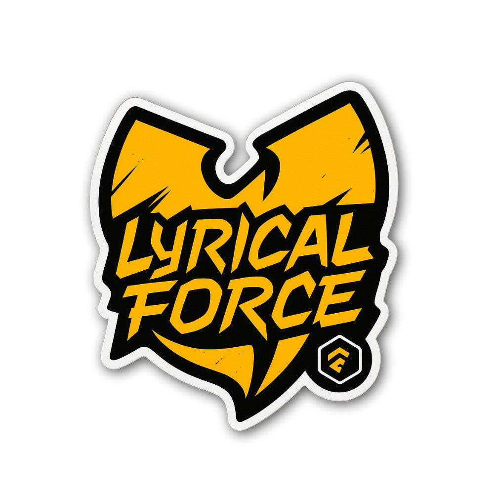 Lyrical Force Sticker, Waterproof Vinyl Decal Sticker Indoor Or Outdoor 2 (Pieces) 3" and 5"