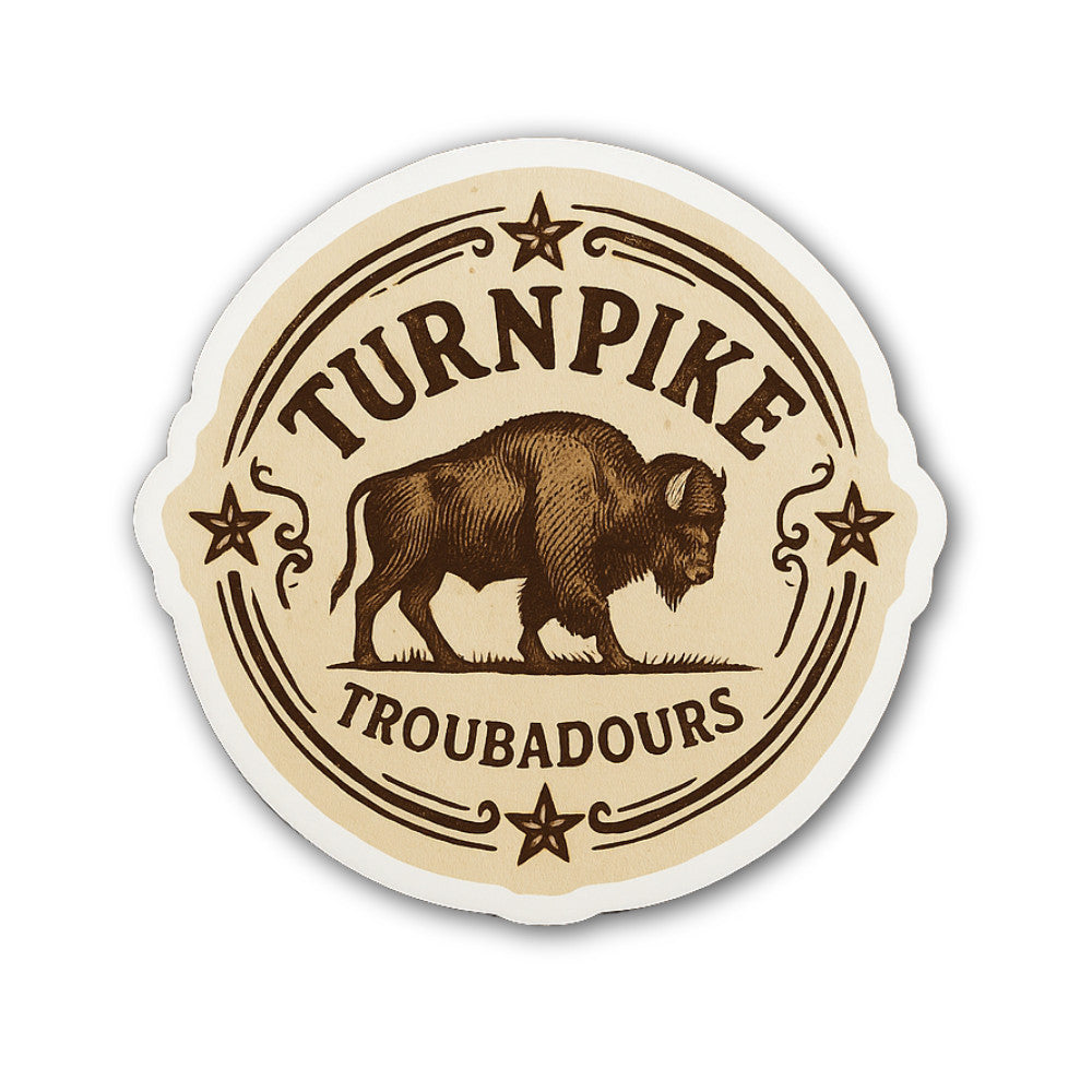 Turnpike TR0UBAD0URS Sticker, Waterproof Vinyl Decal Sticker Indoor Or Outdoor 2 (Pieces) 3" and 5"