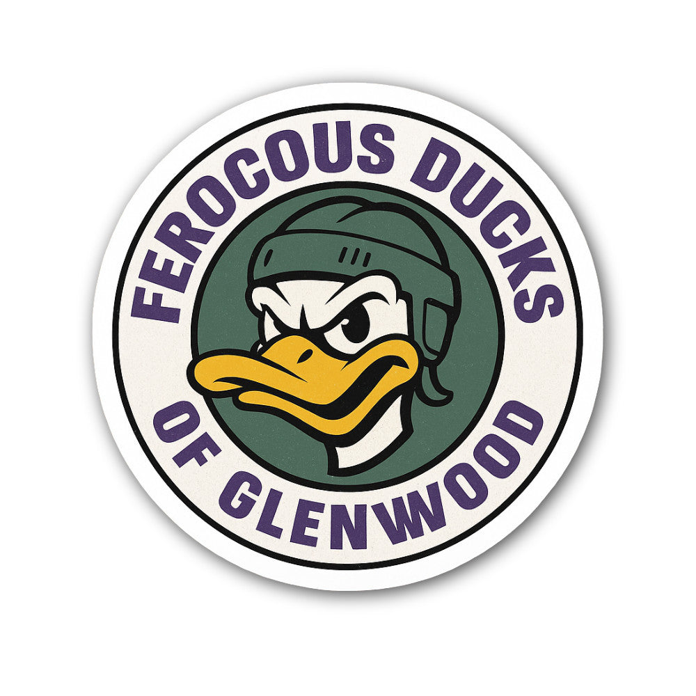 Ducks Sticker, Waterproof Vinyl Decal Sticker Indoor Or Outdoor 2 (Pieces) 3" and 5"